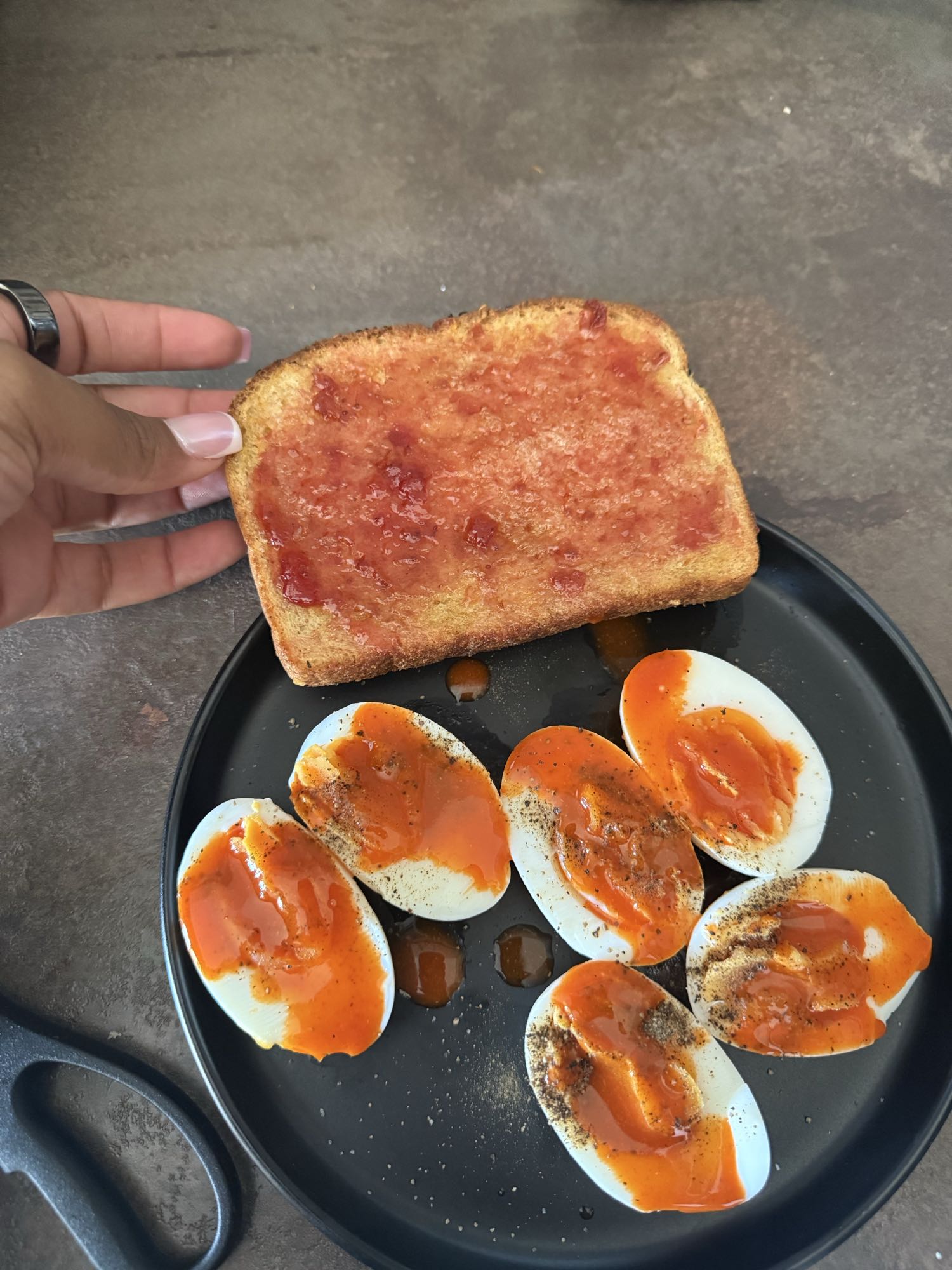 Boiled Eggs & Jam Toast