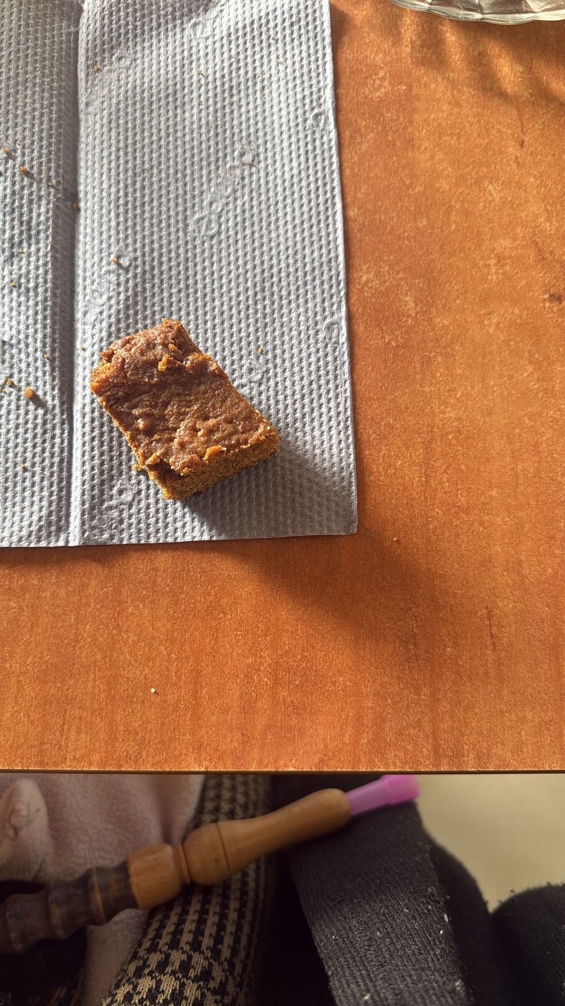 Small brownie piece