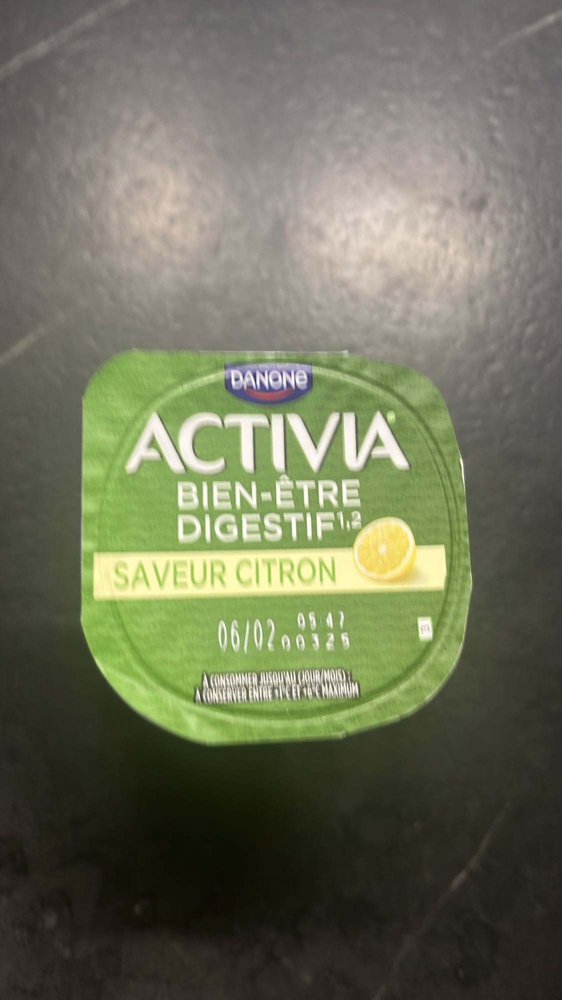 Yaourt citron Activia