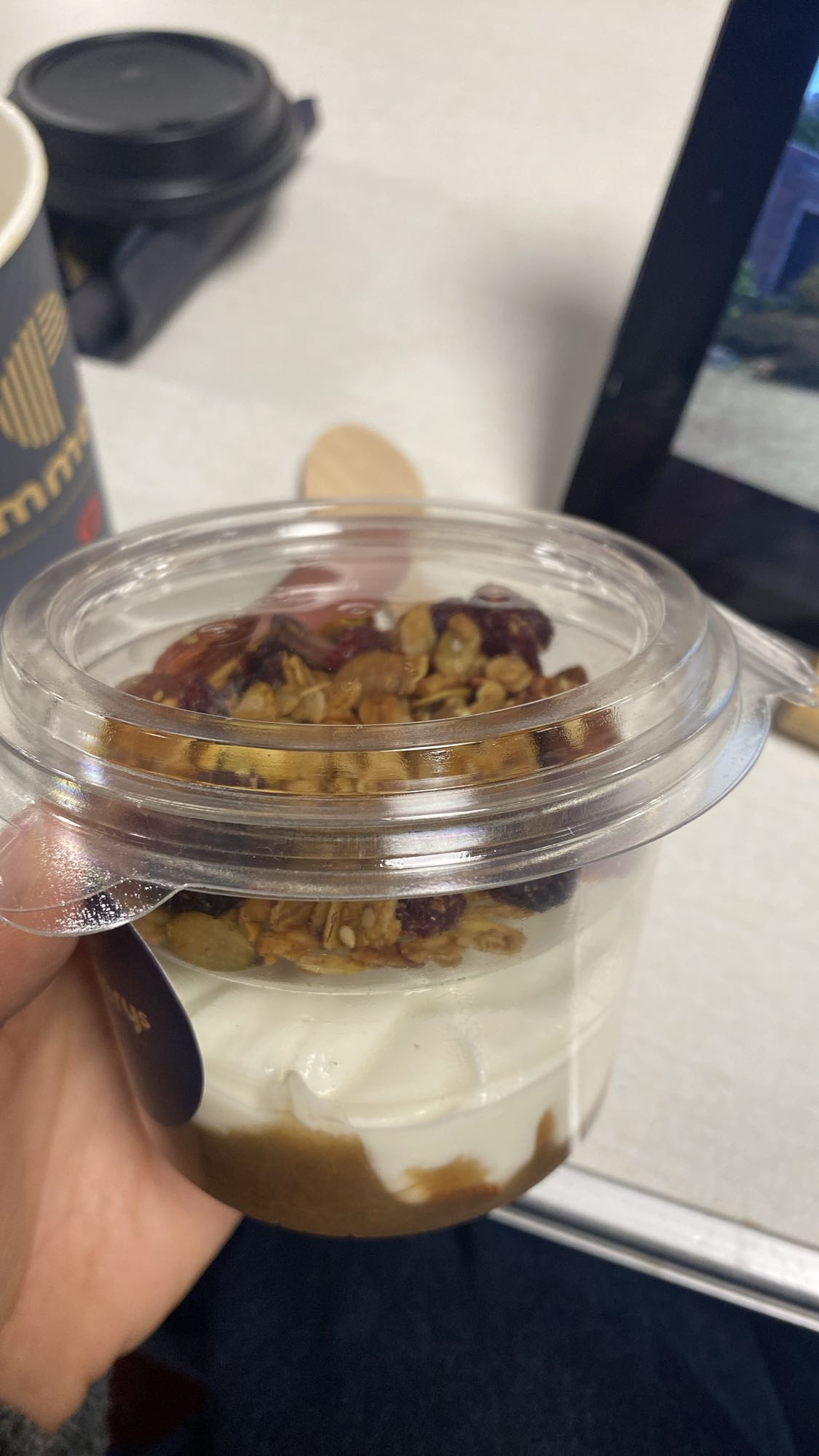 Yoghurt med granola og frugt
