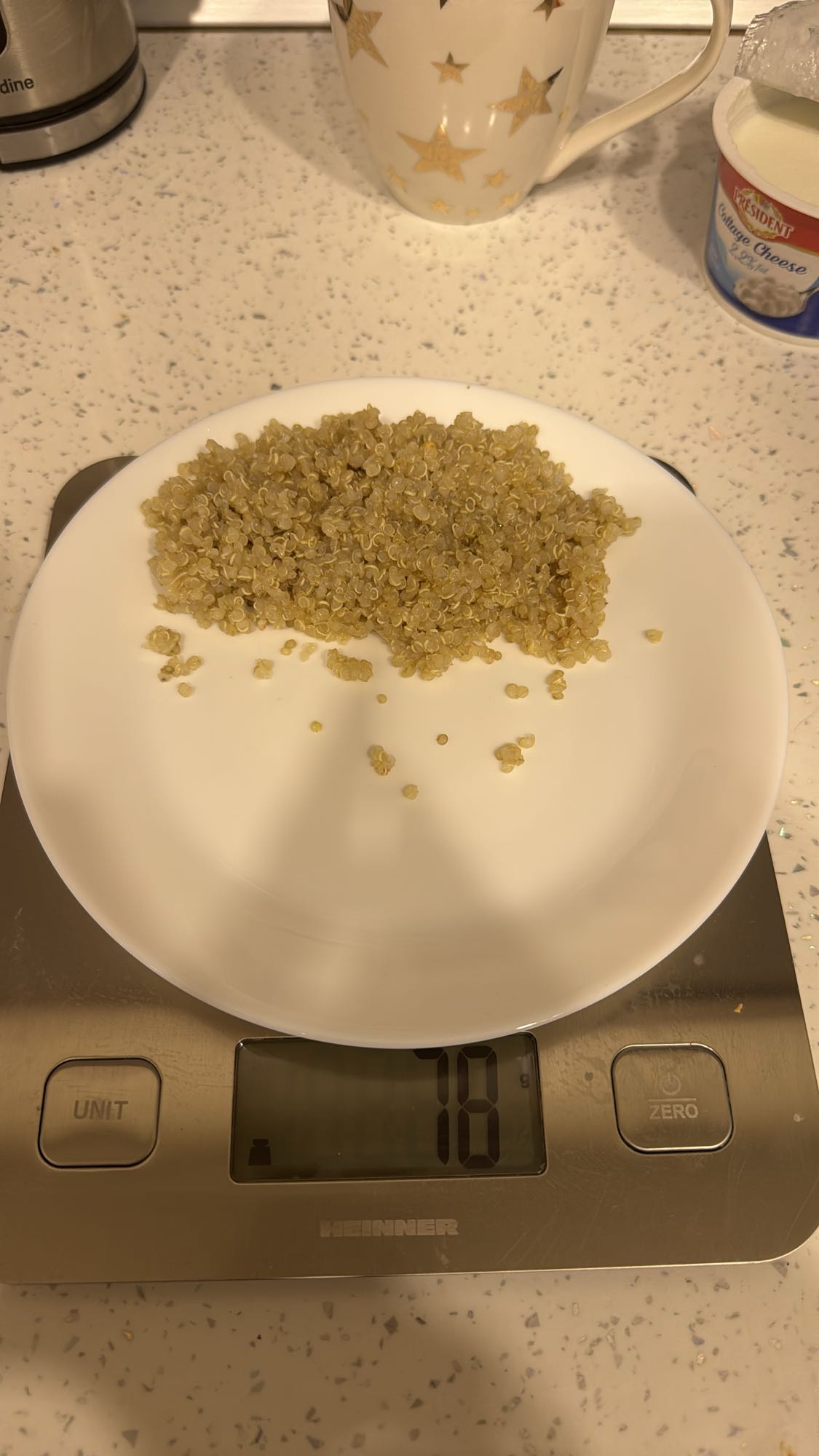 Boiled Quinoa Plate