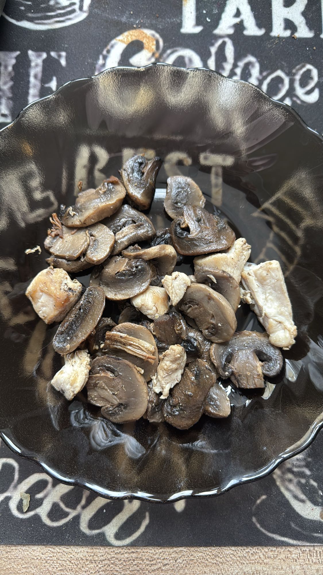 Курица с грибами