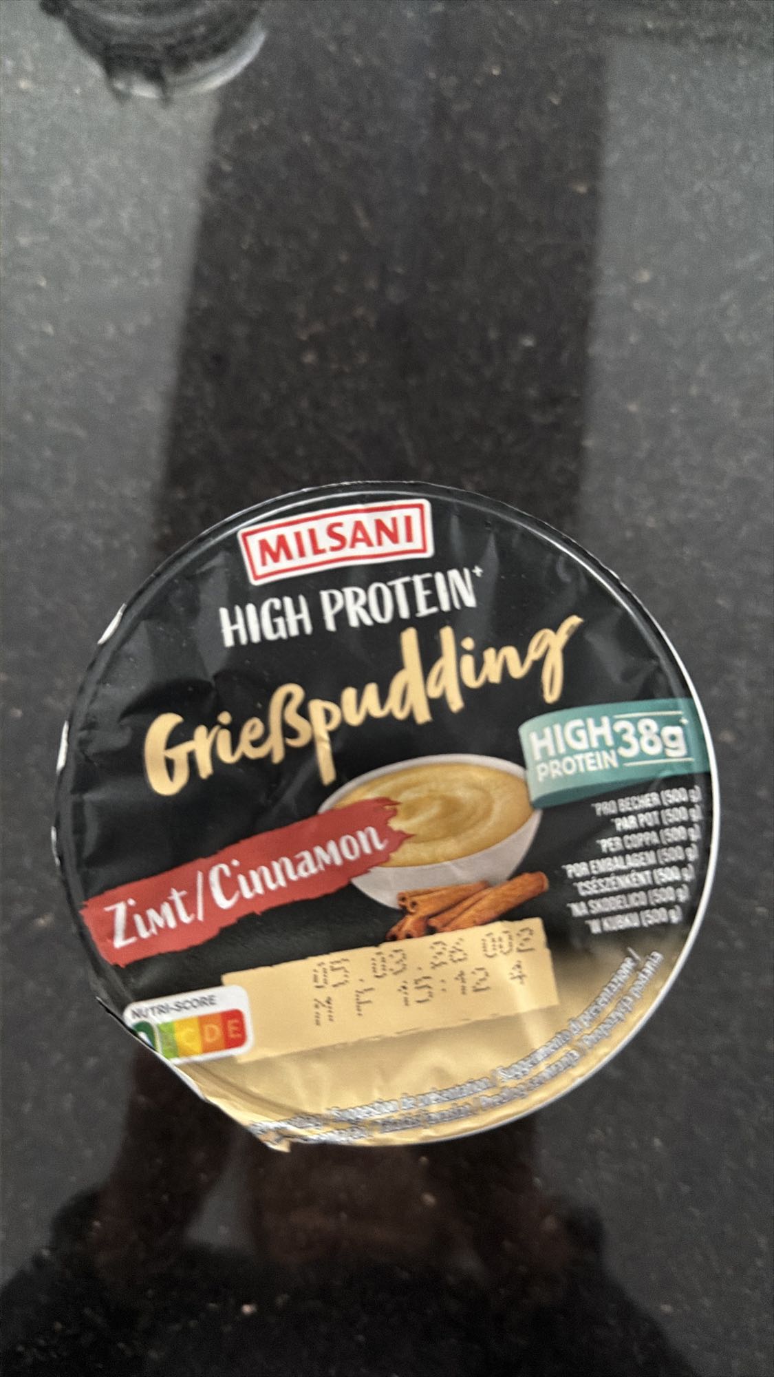 Grießpudding Zimt