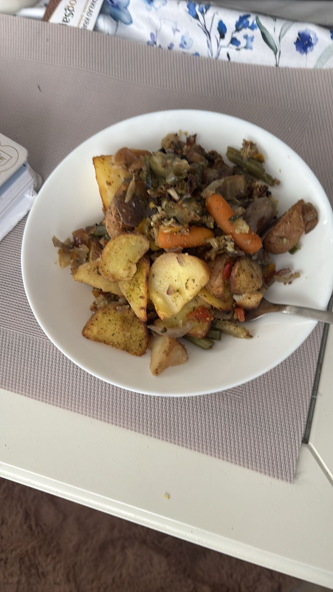 Pieczone warzywa z ziemniakami