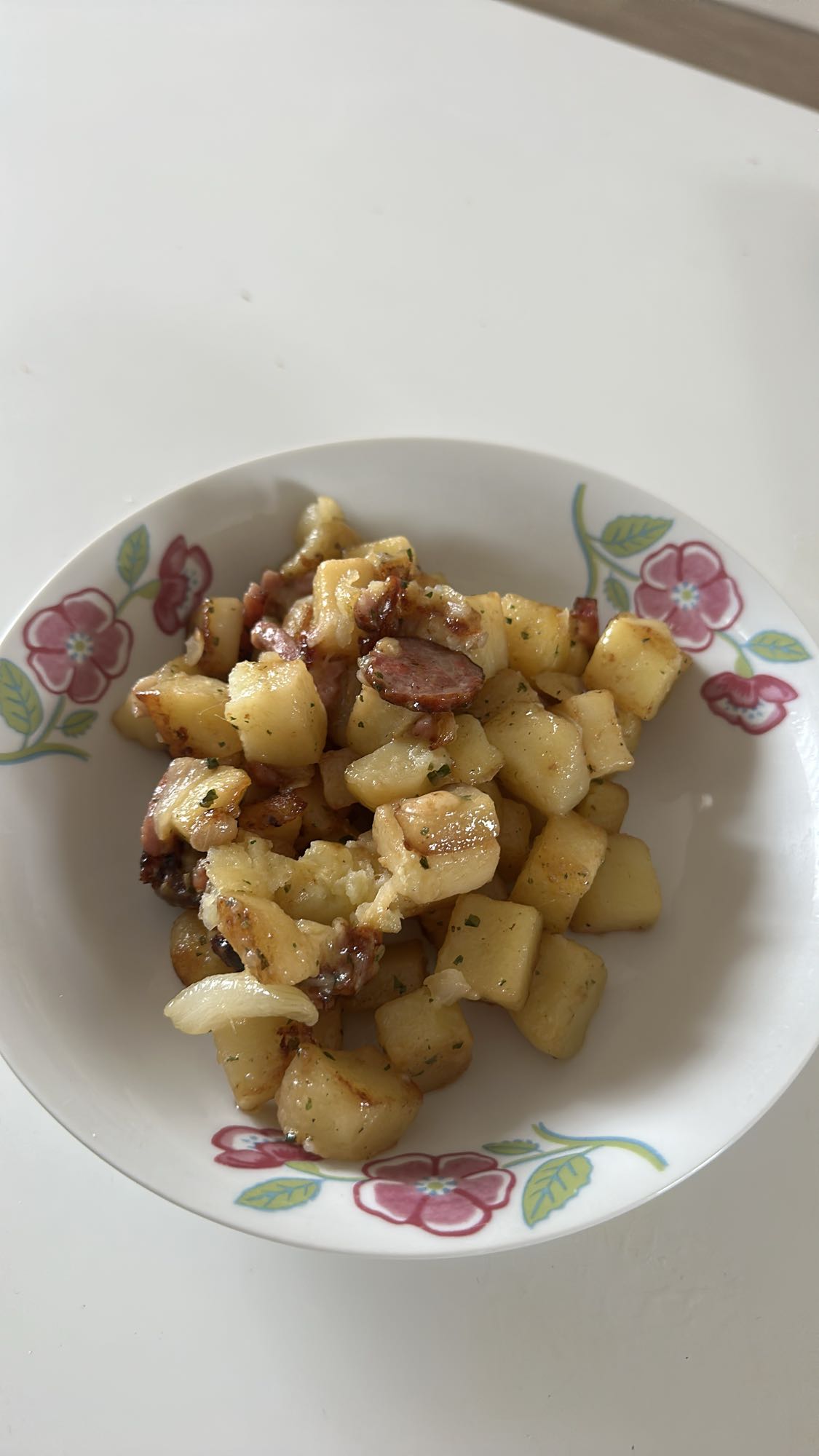Pommes sautées au lard
