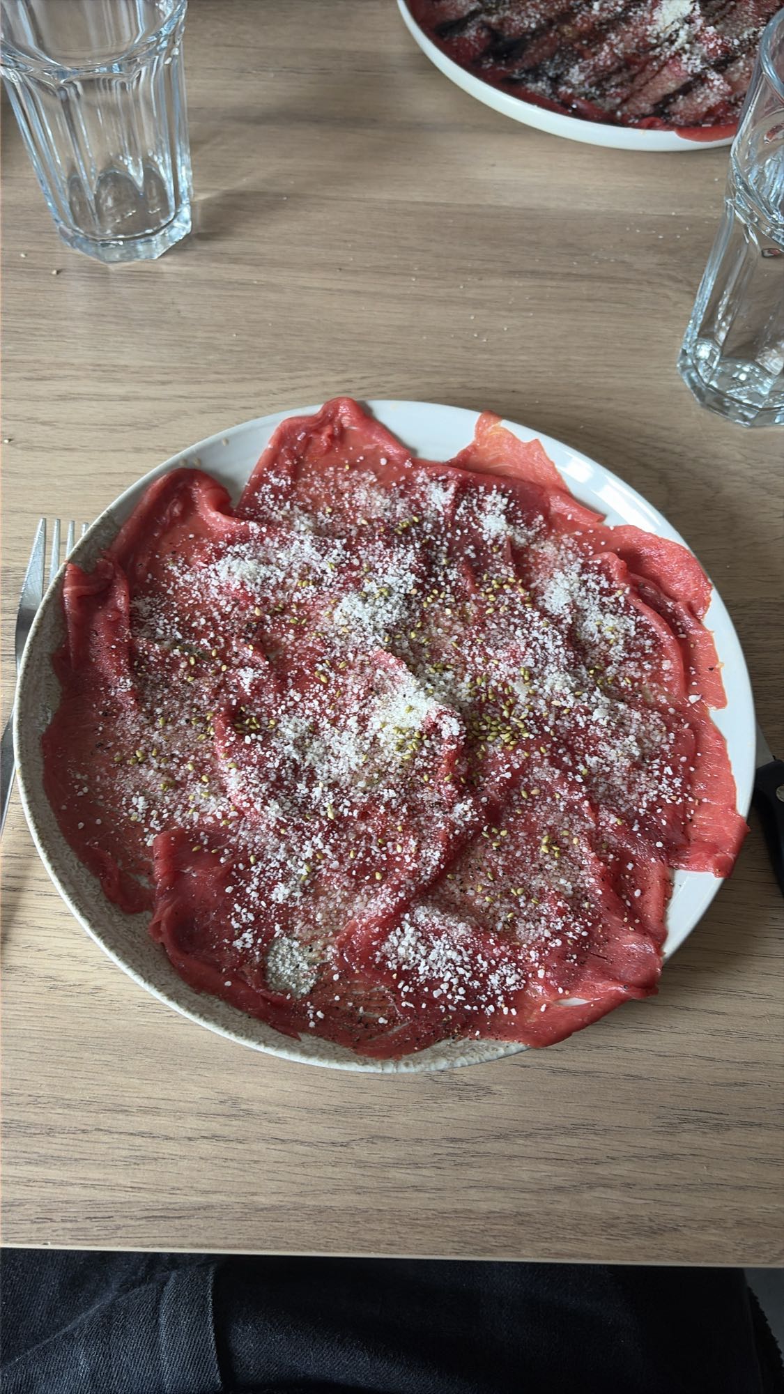 Carpaccio de boeuf