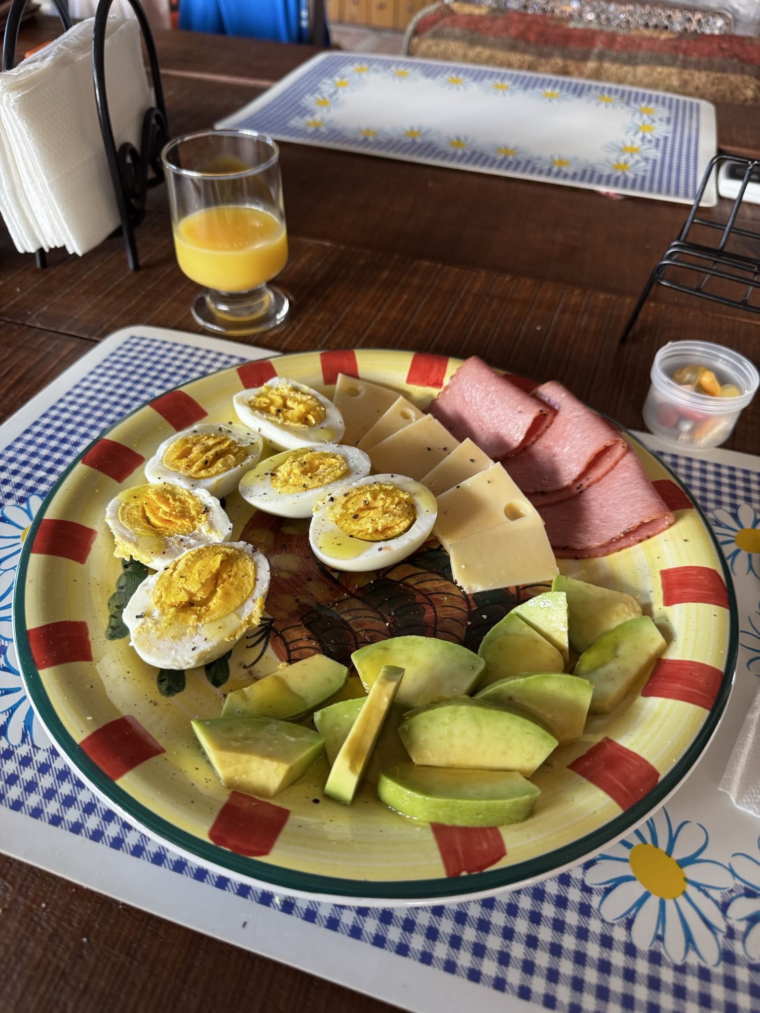 Desayuno variado saludable