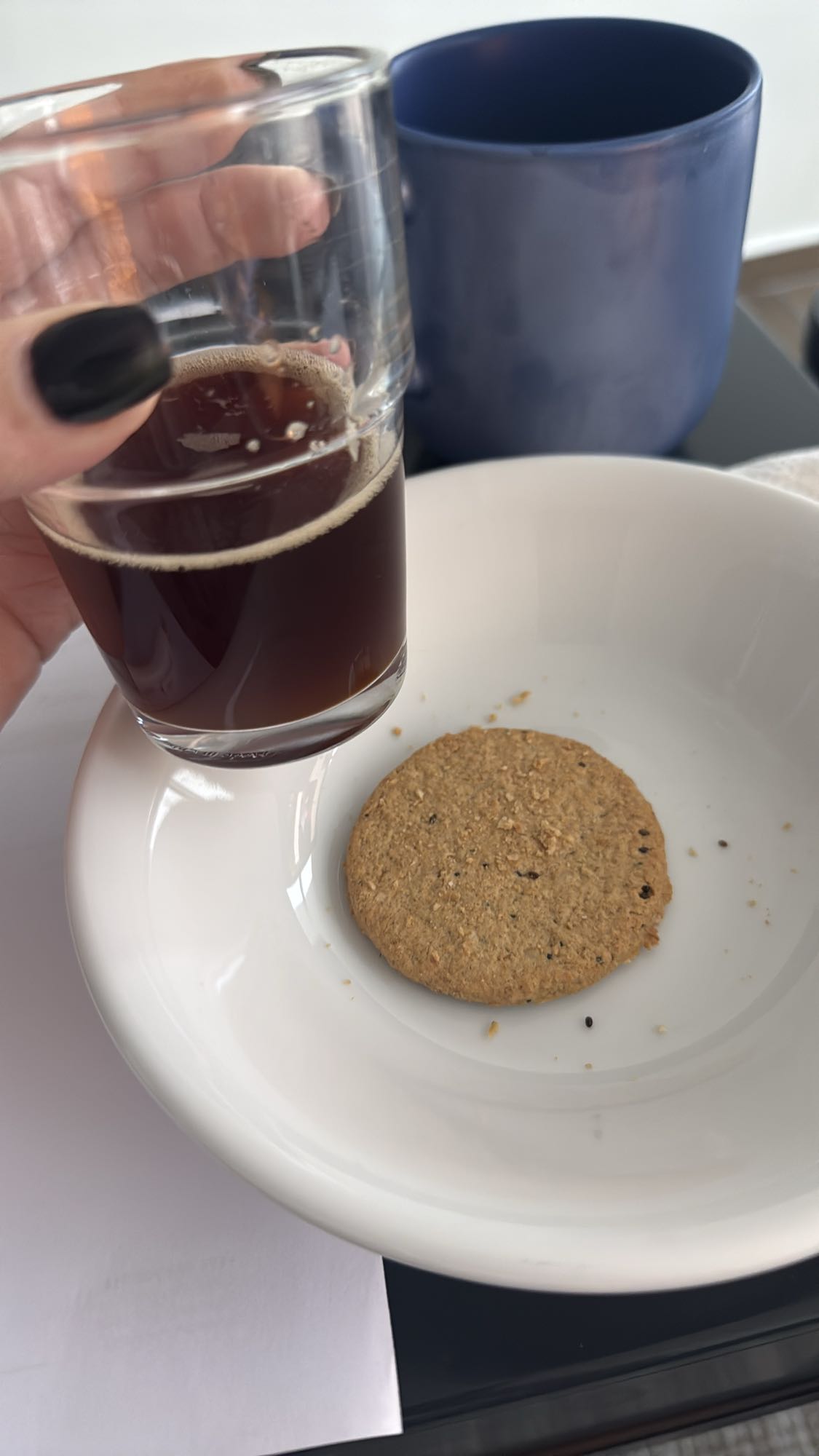 Coffee and cookie