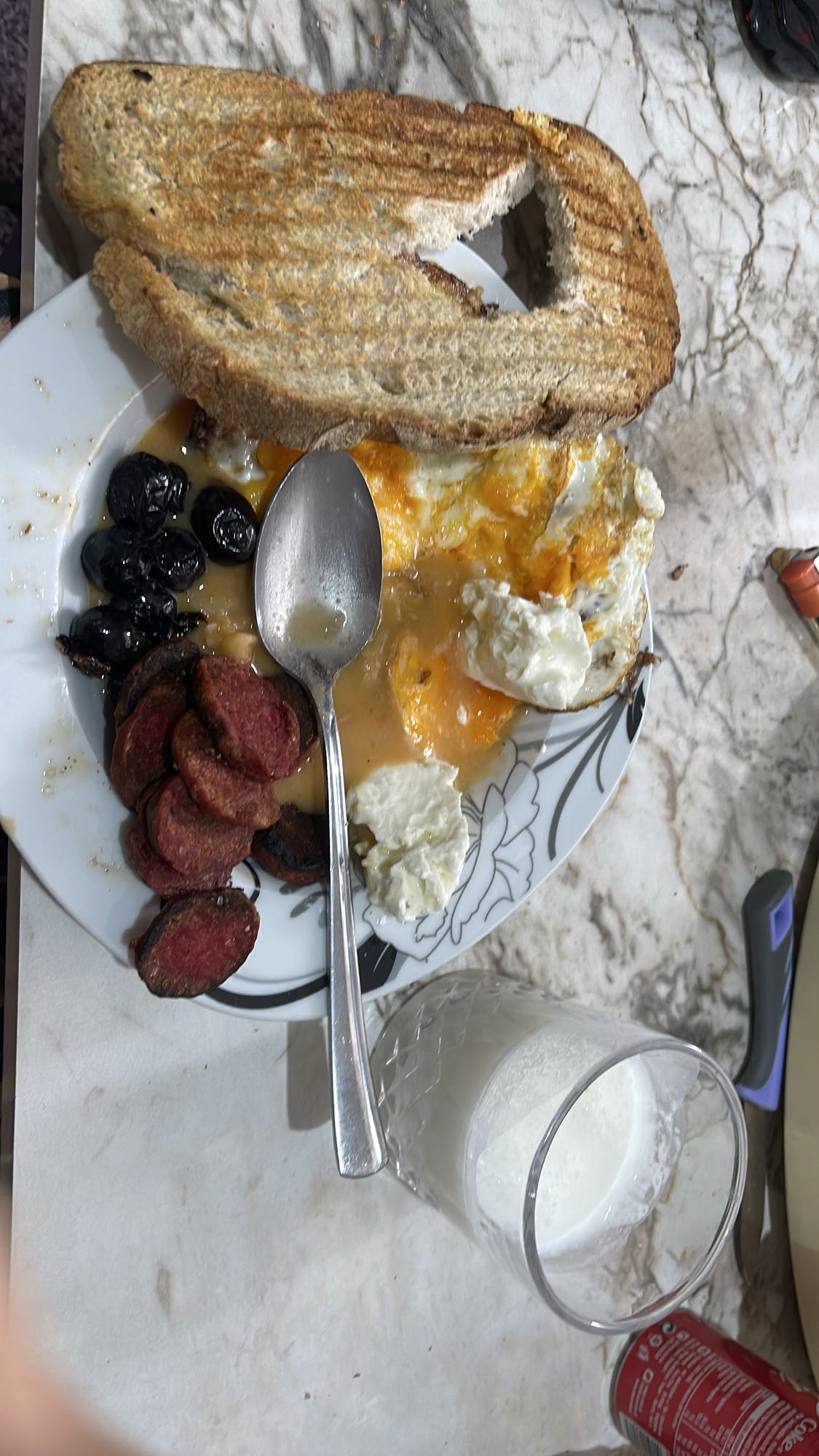 Eggs, Sausage & Toast