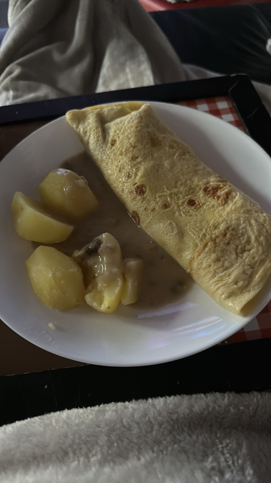 Omelet met aardappelen