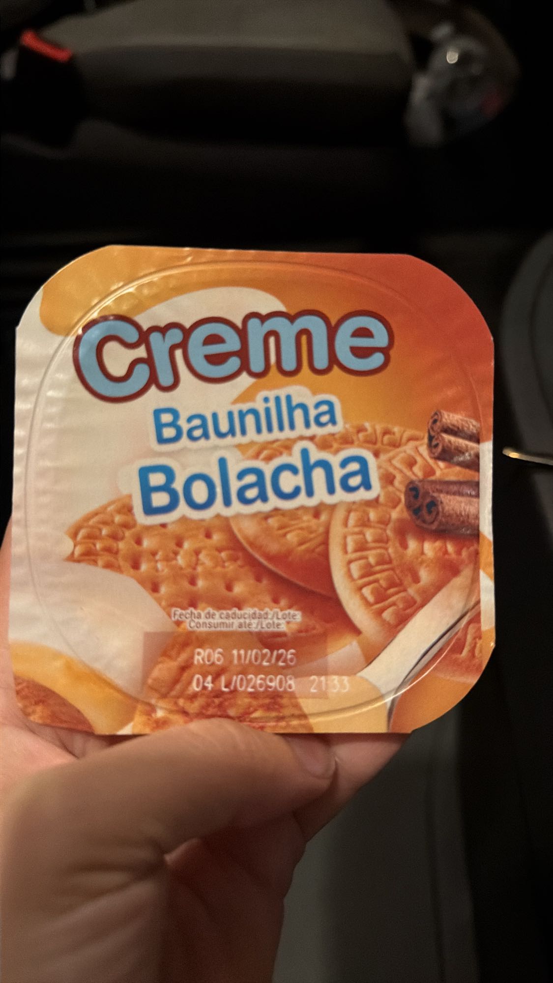 Crema vanilie cu biscuiti
