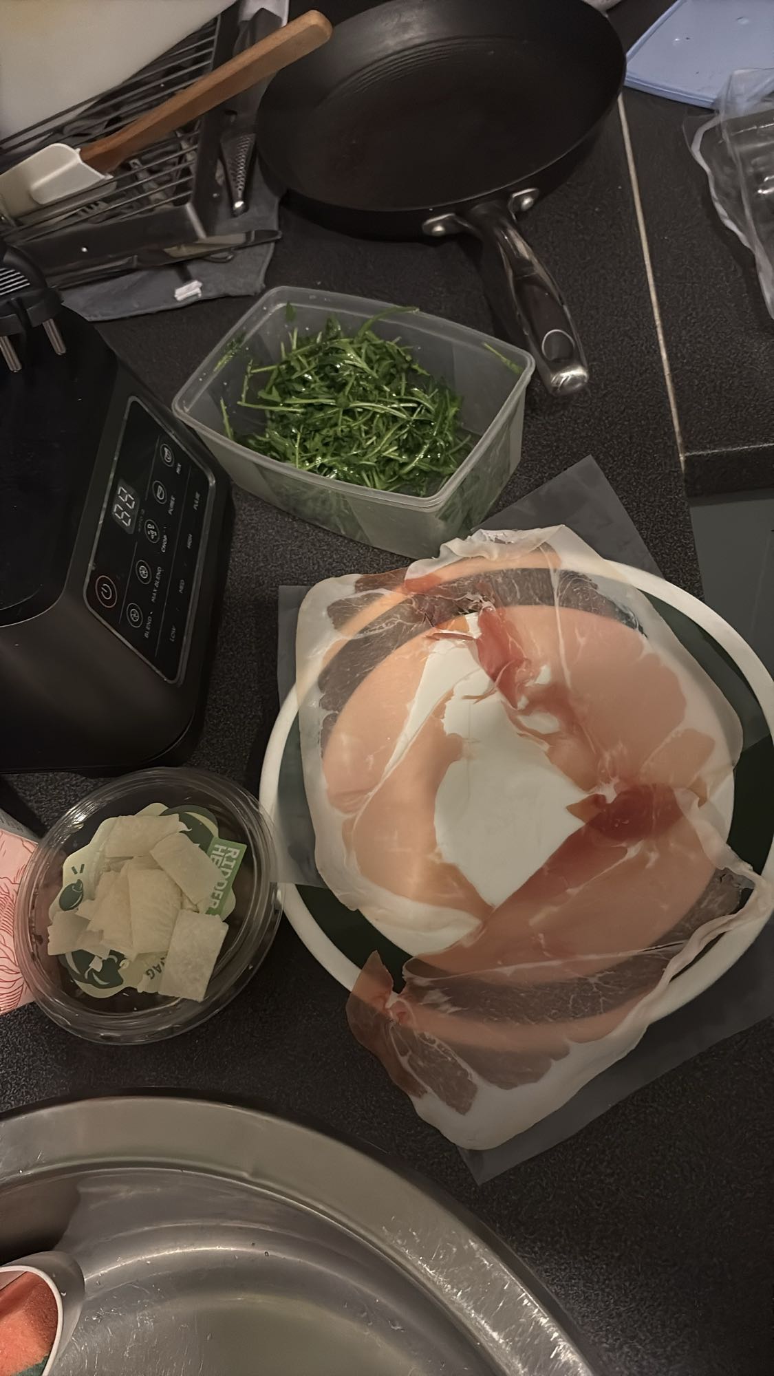 Prosciutto och ruccolasallad