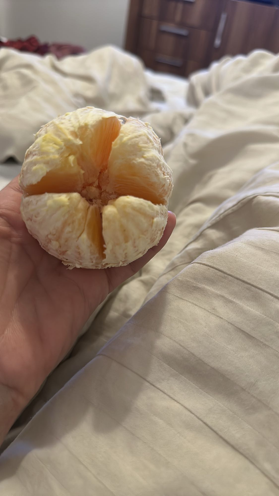 Peeled orange