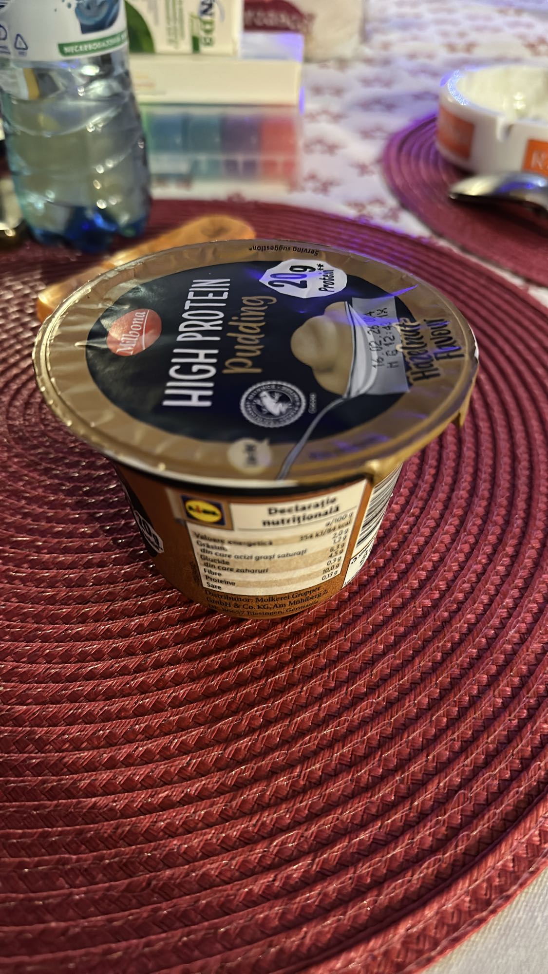 Pudding proteic vanilie