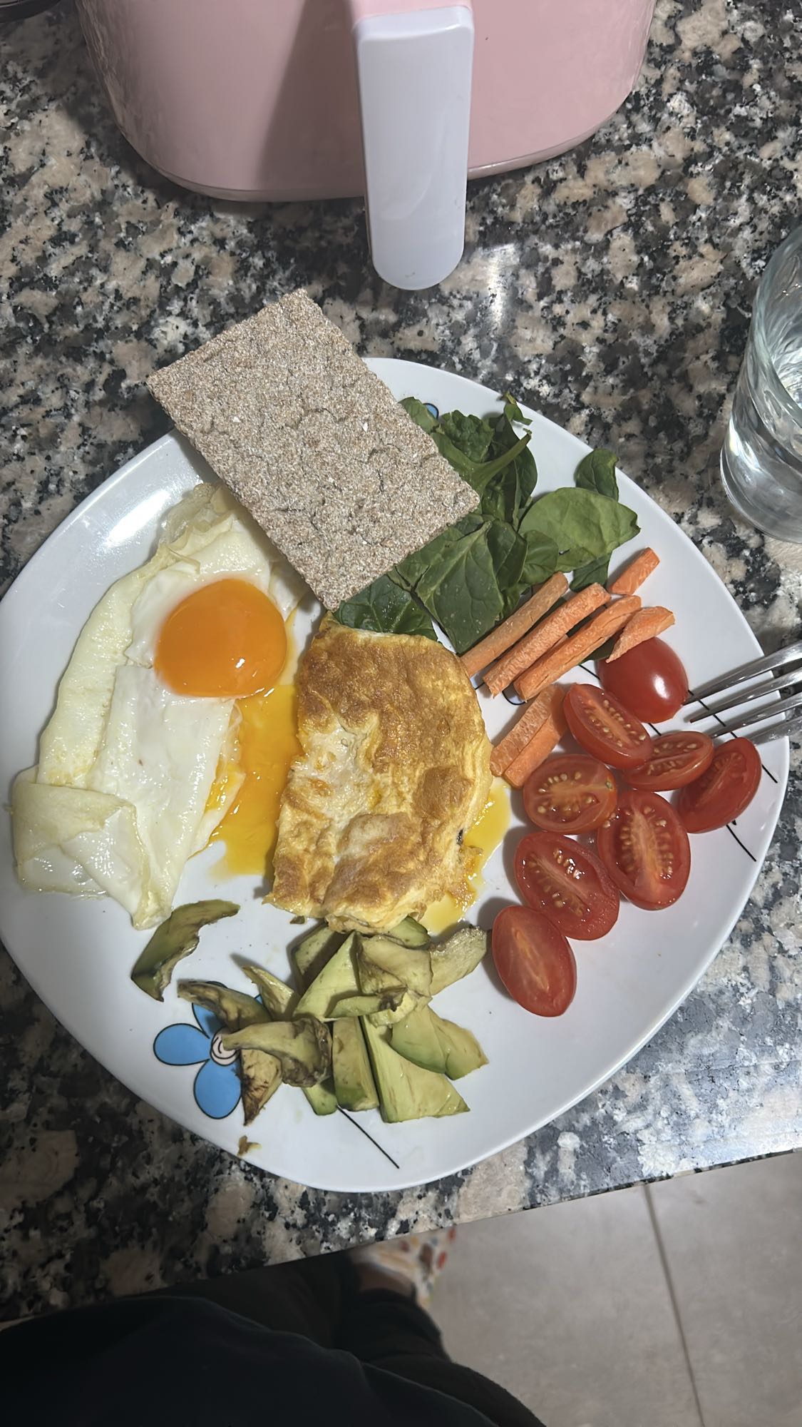 Desayuno saludable mixto