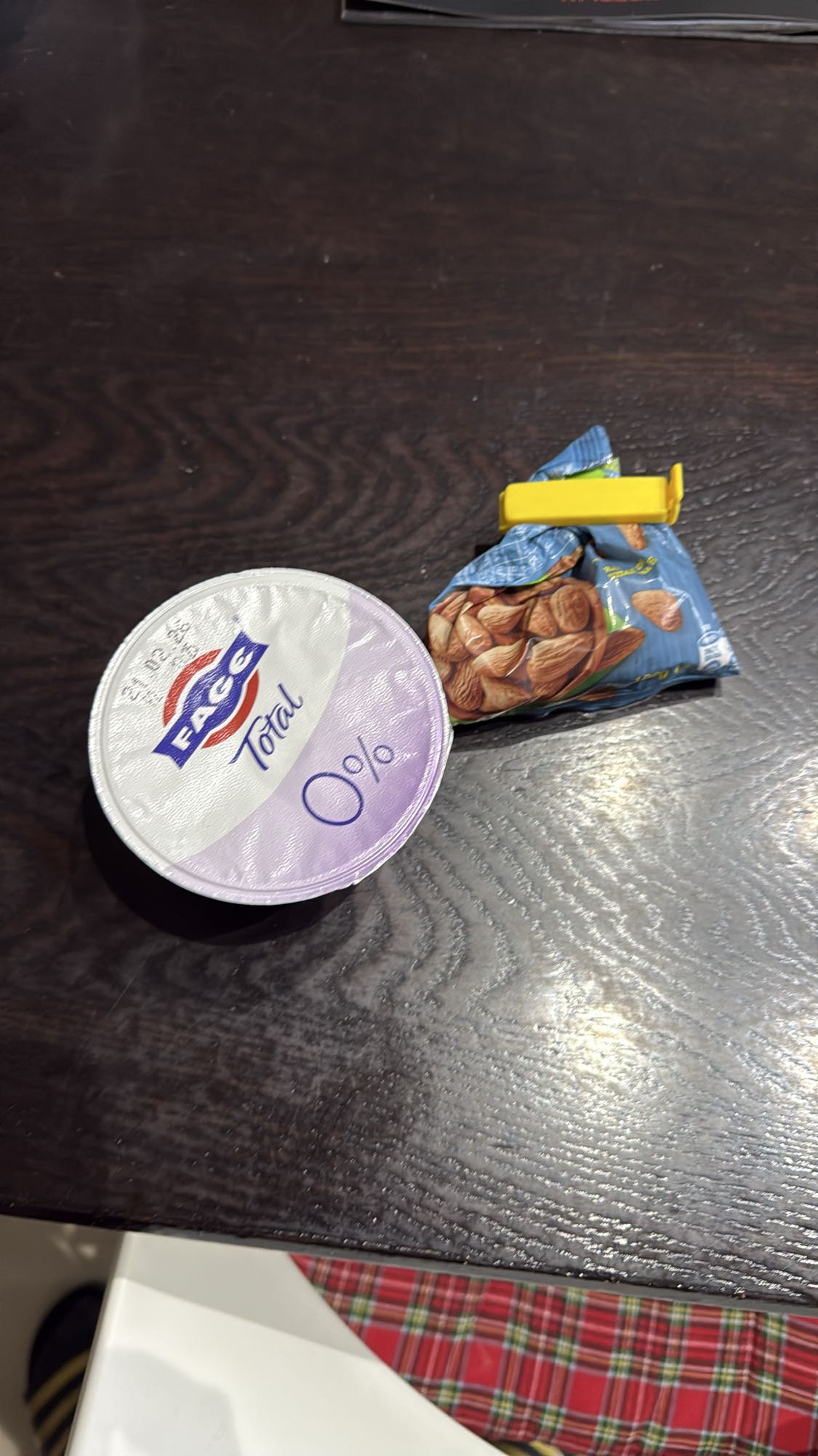 Yogurt with hazelnuts