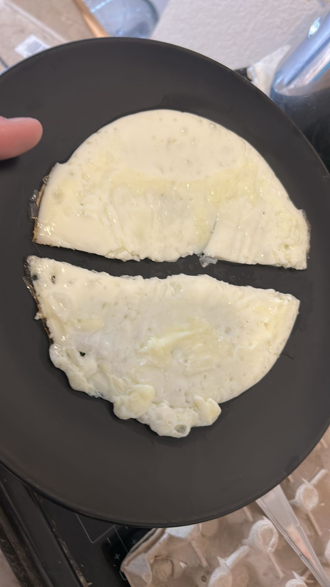 Blancs d'œufs cuits