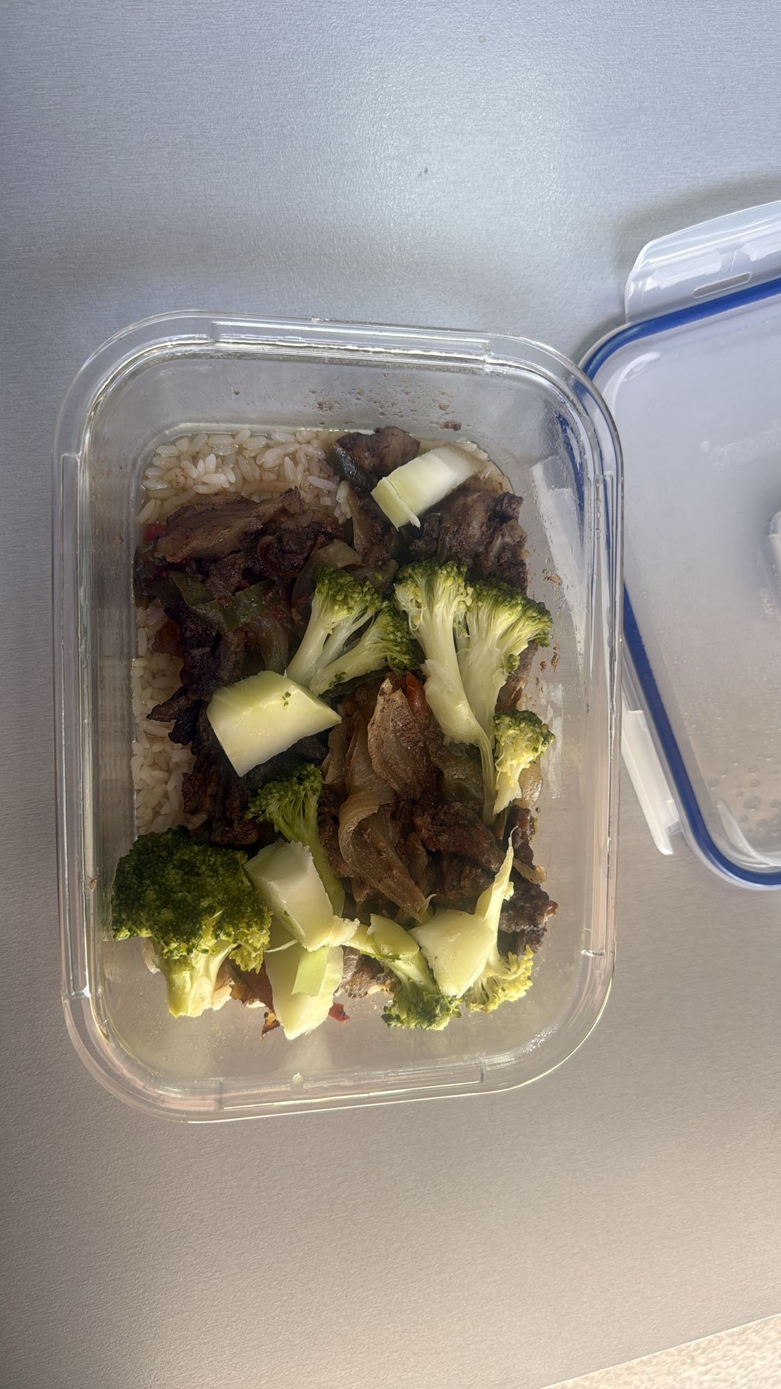 Beef, Rice & Broccoli Bowl