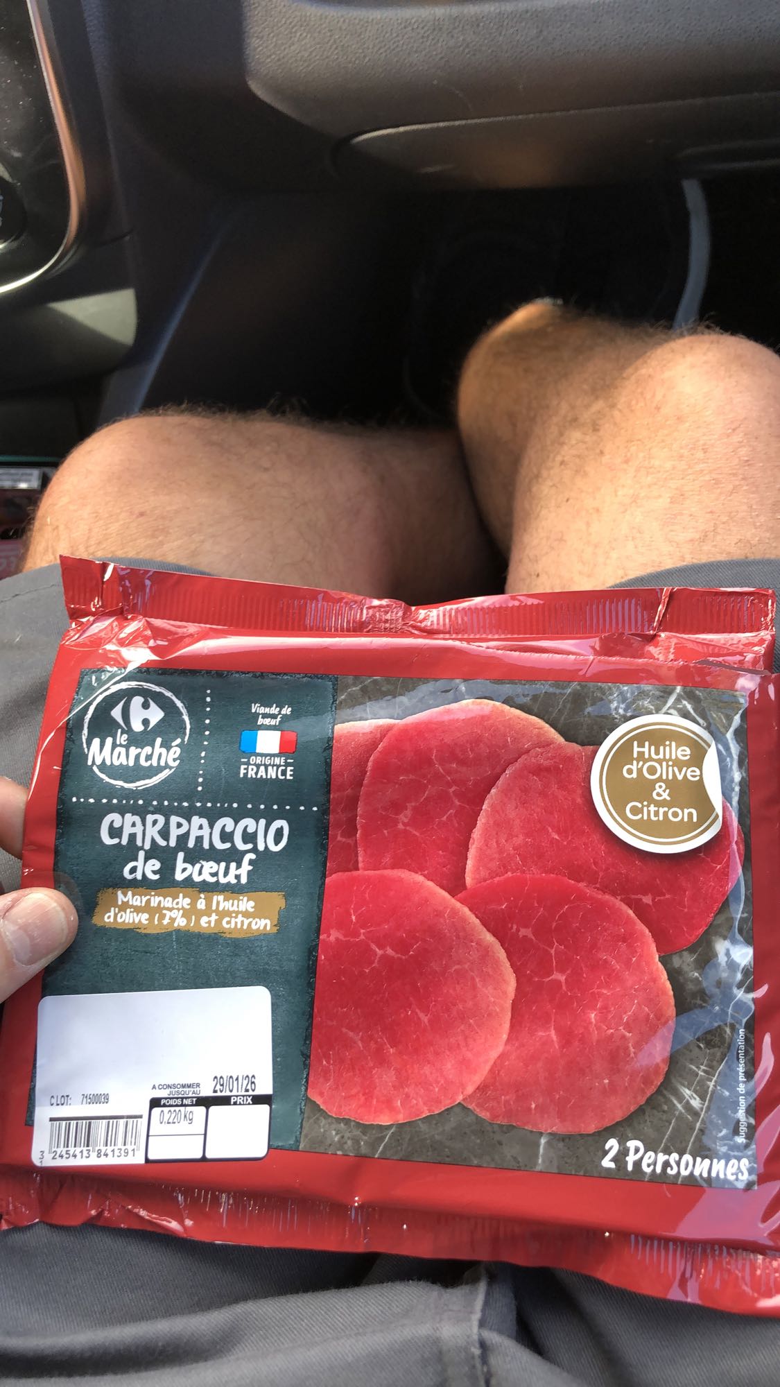 Carpaccio de bœuf