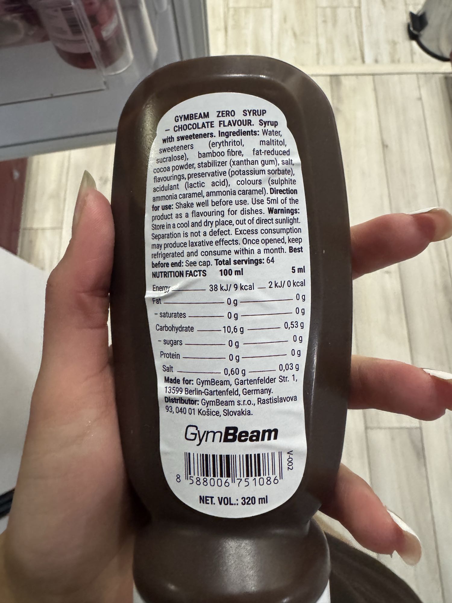 Chocolate Zero Syrup