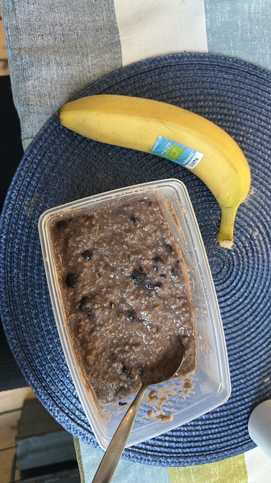 Havregrynsgröt med banan