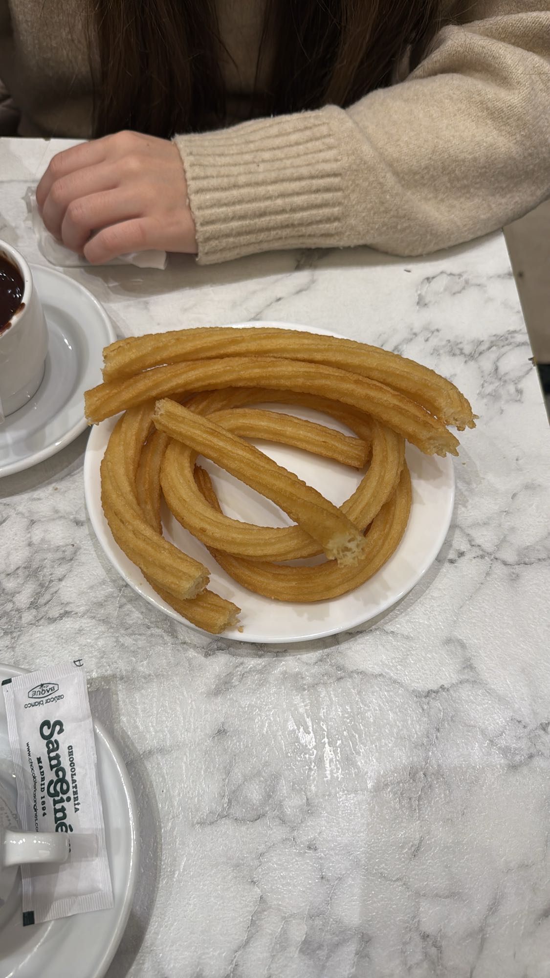 Churros z czekoladą