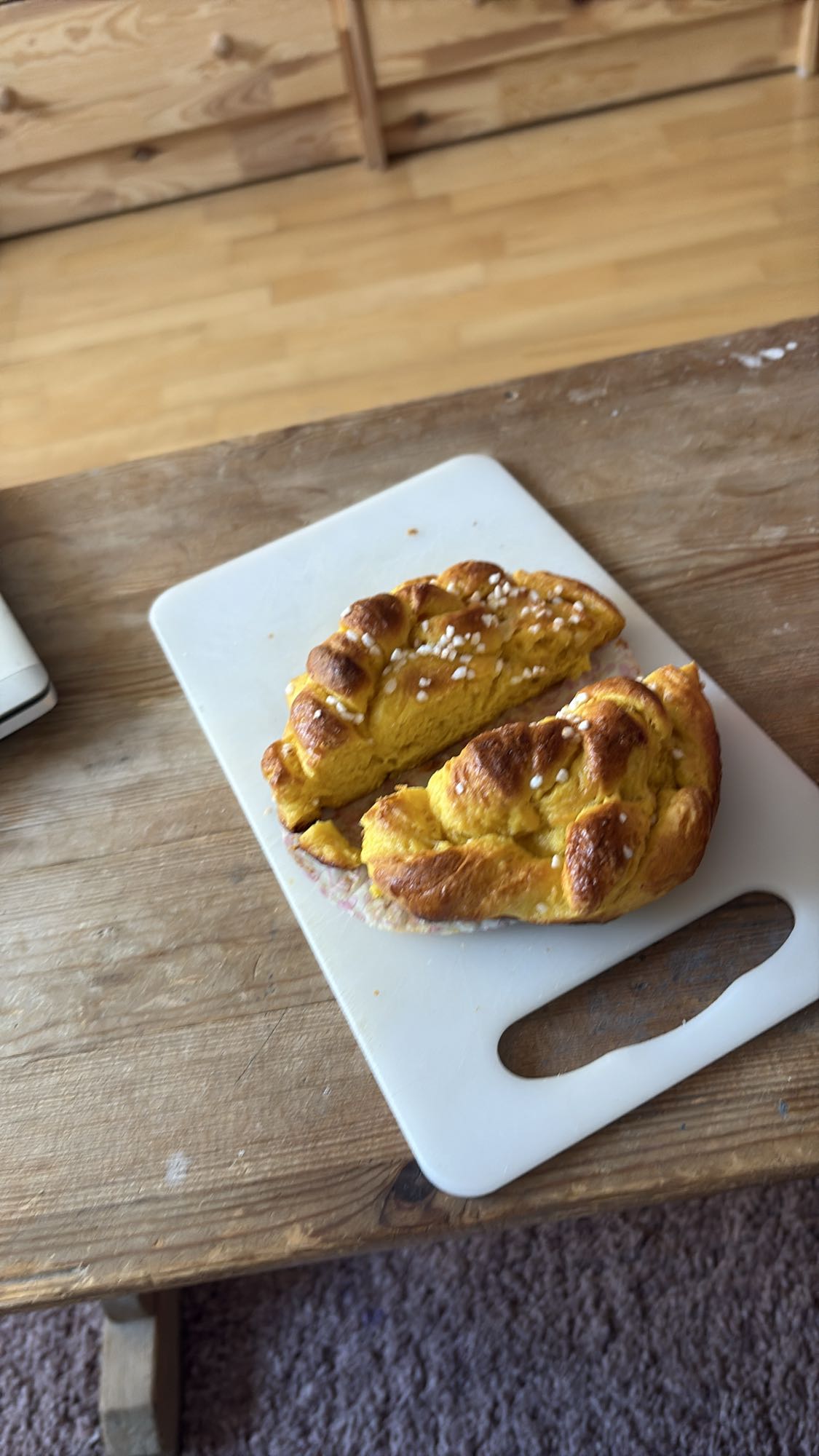 Lussekatt fläta