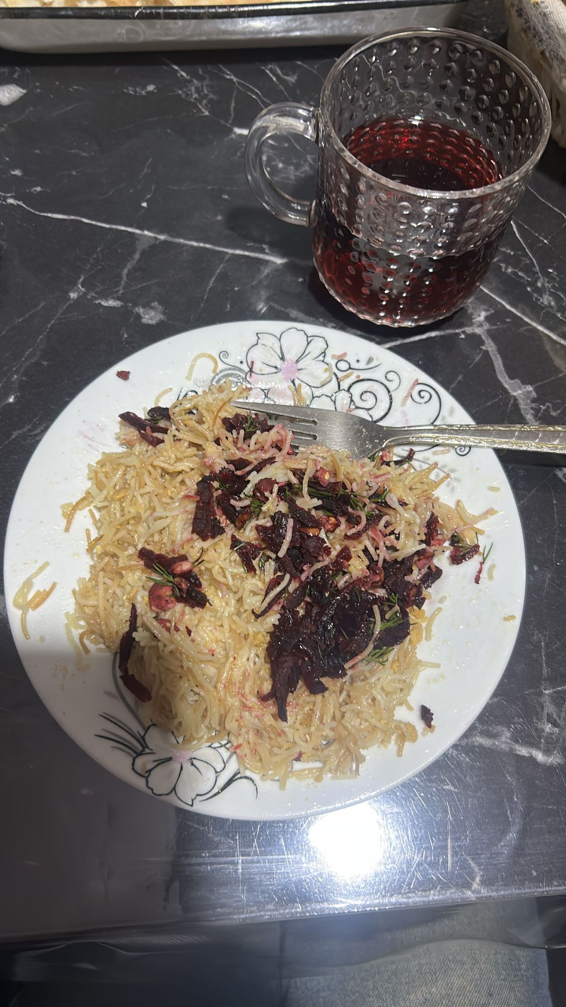 Beetroot Rice Vermicelli