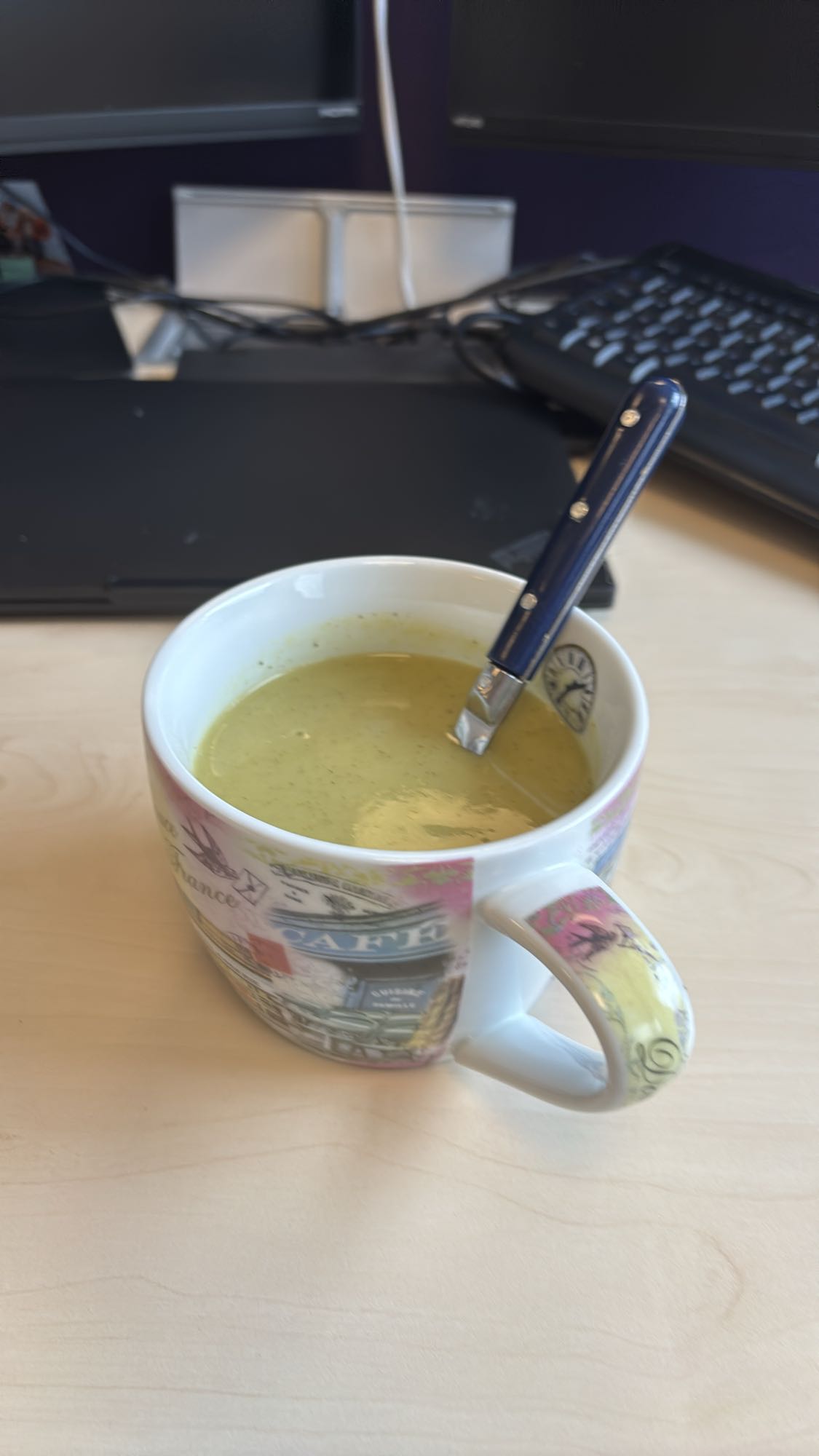 Soupe chèvre courgettes knorr