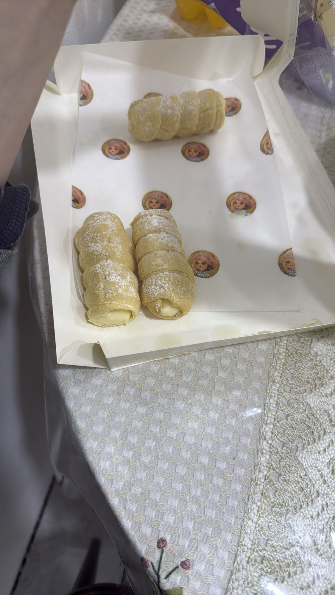 трубочки с кремом