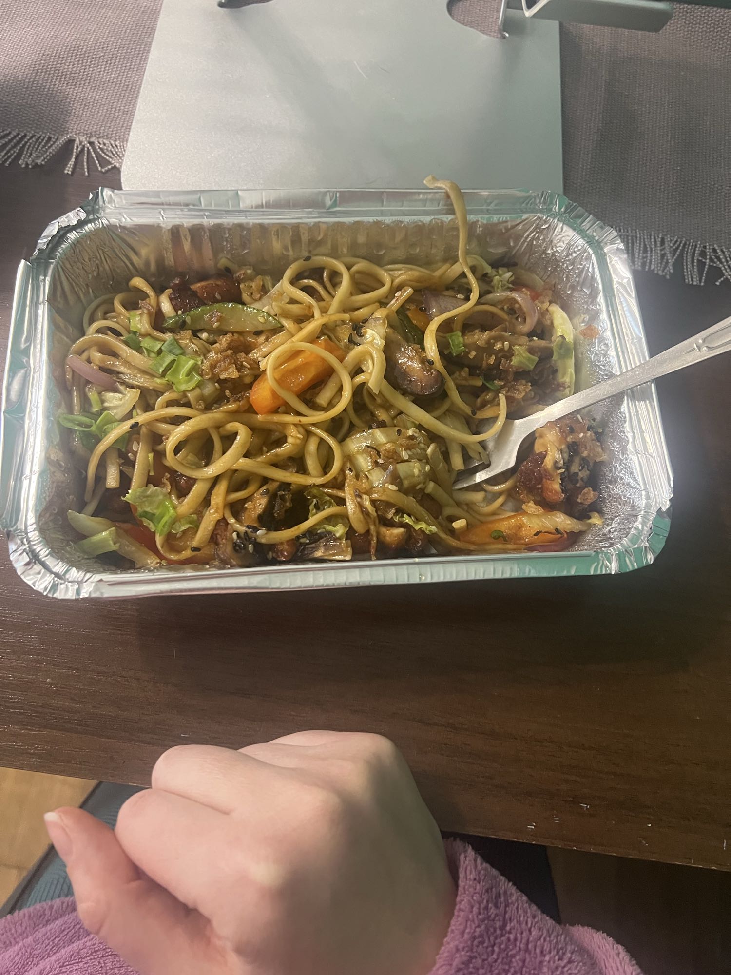 Nudelpfanne mit Gemüse