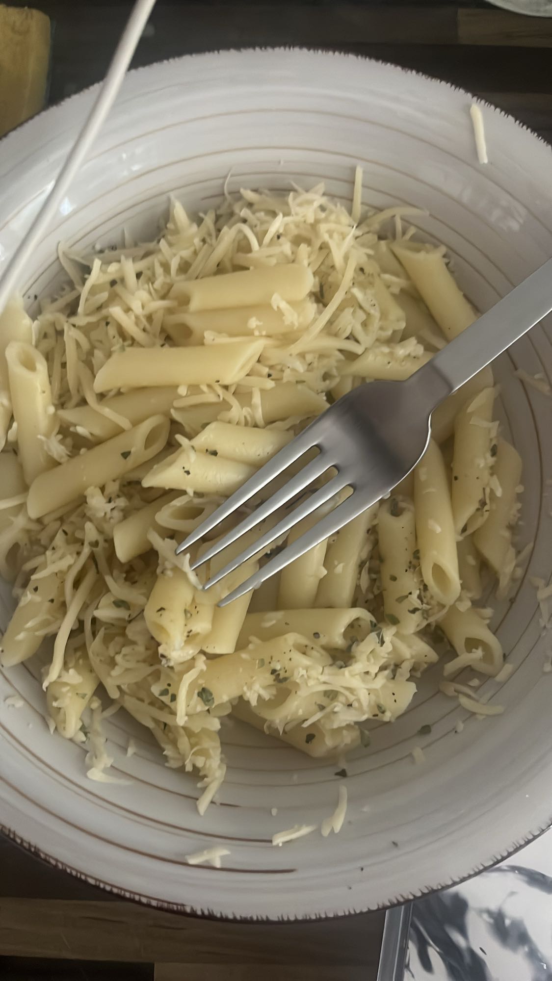 pasta con queso
