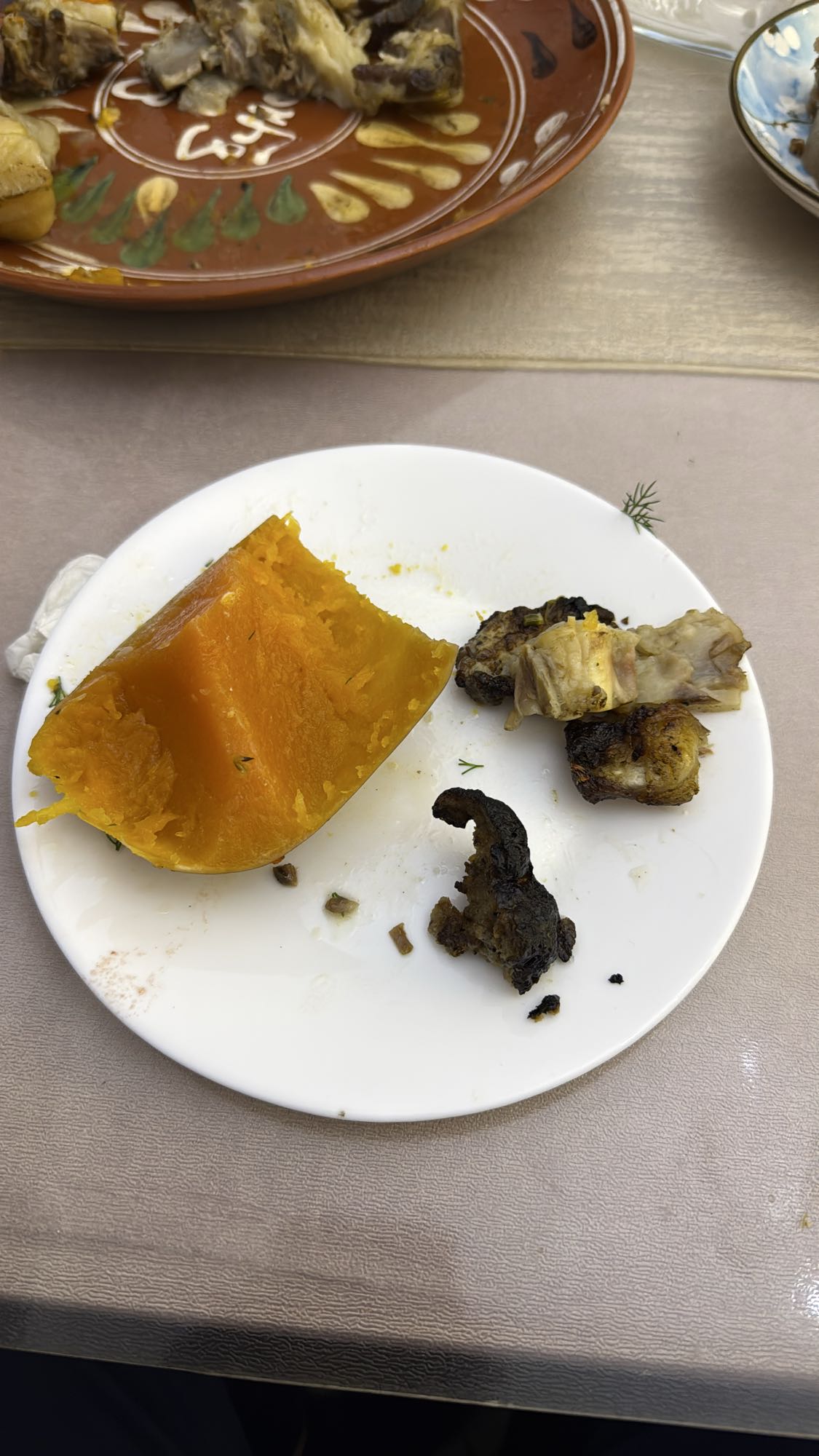 тыква и шашлык