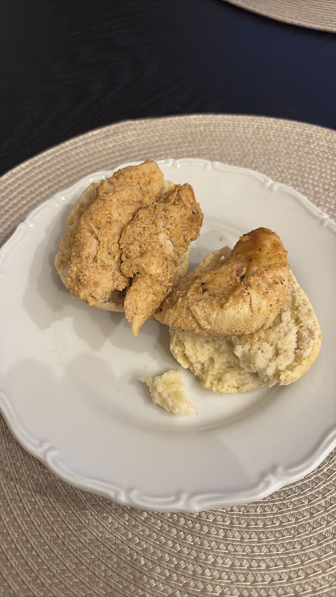 Kycklingkexsmörgås