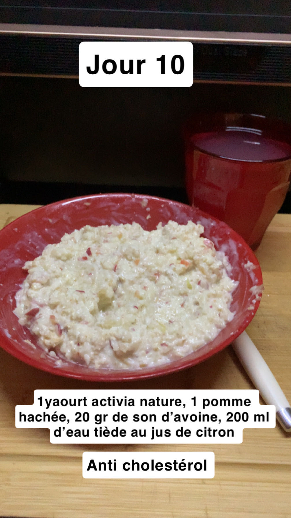 Bol yaourt pomme avoine