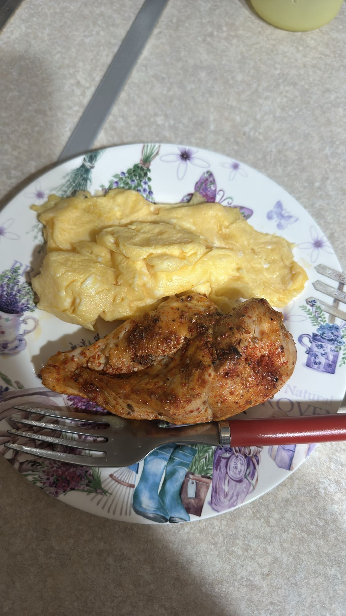 Chicken and Scrambled Eggs
