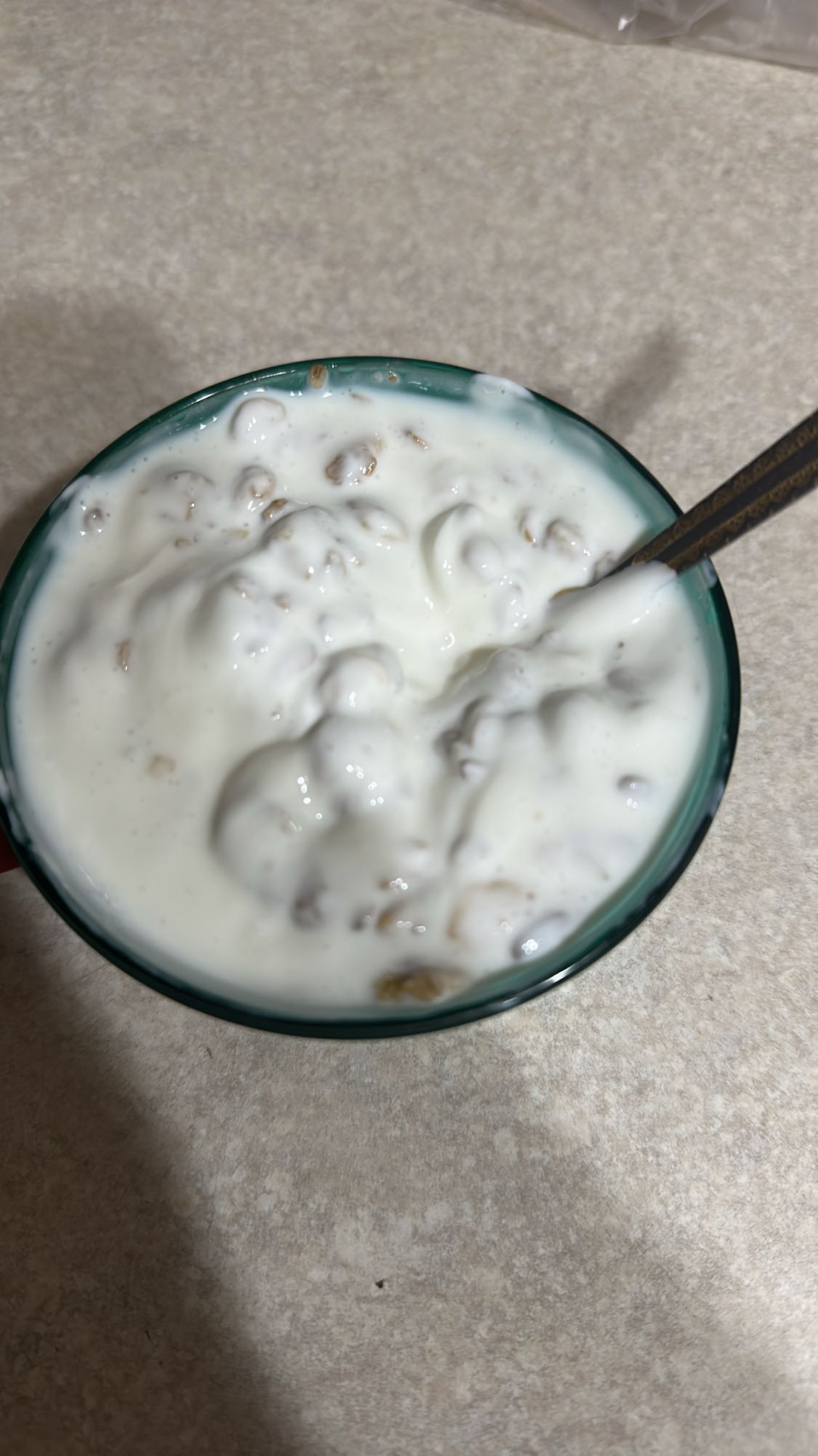 Yogurt with granola