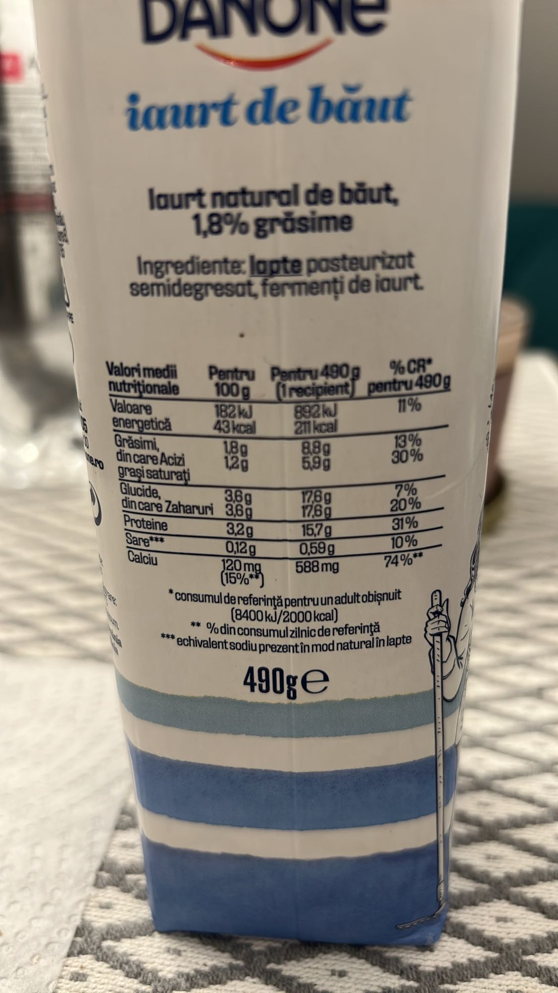 Iaurt de băut Danone