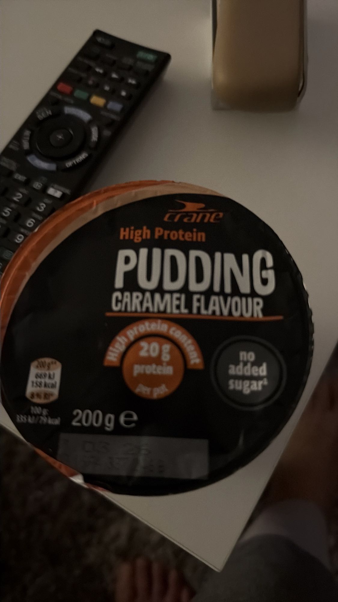 Protein Karamellpudding