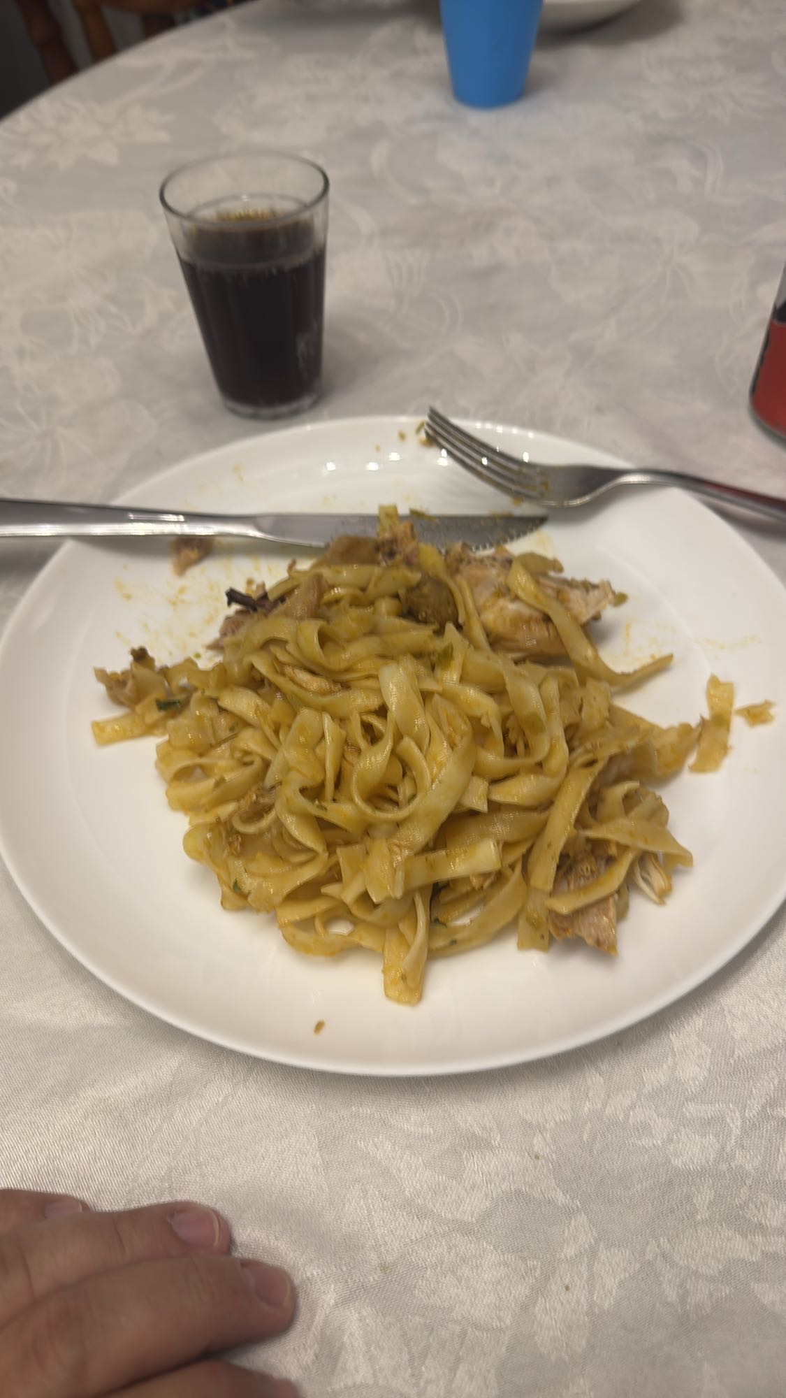 Macarrão com frango