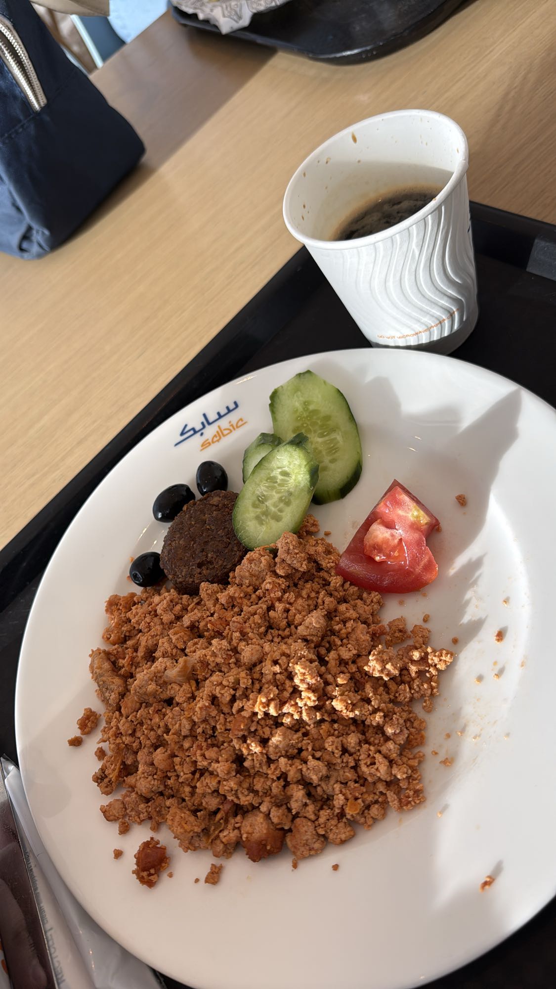 Scrambled eggs with veggies