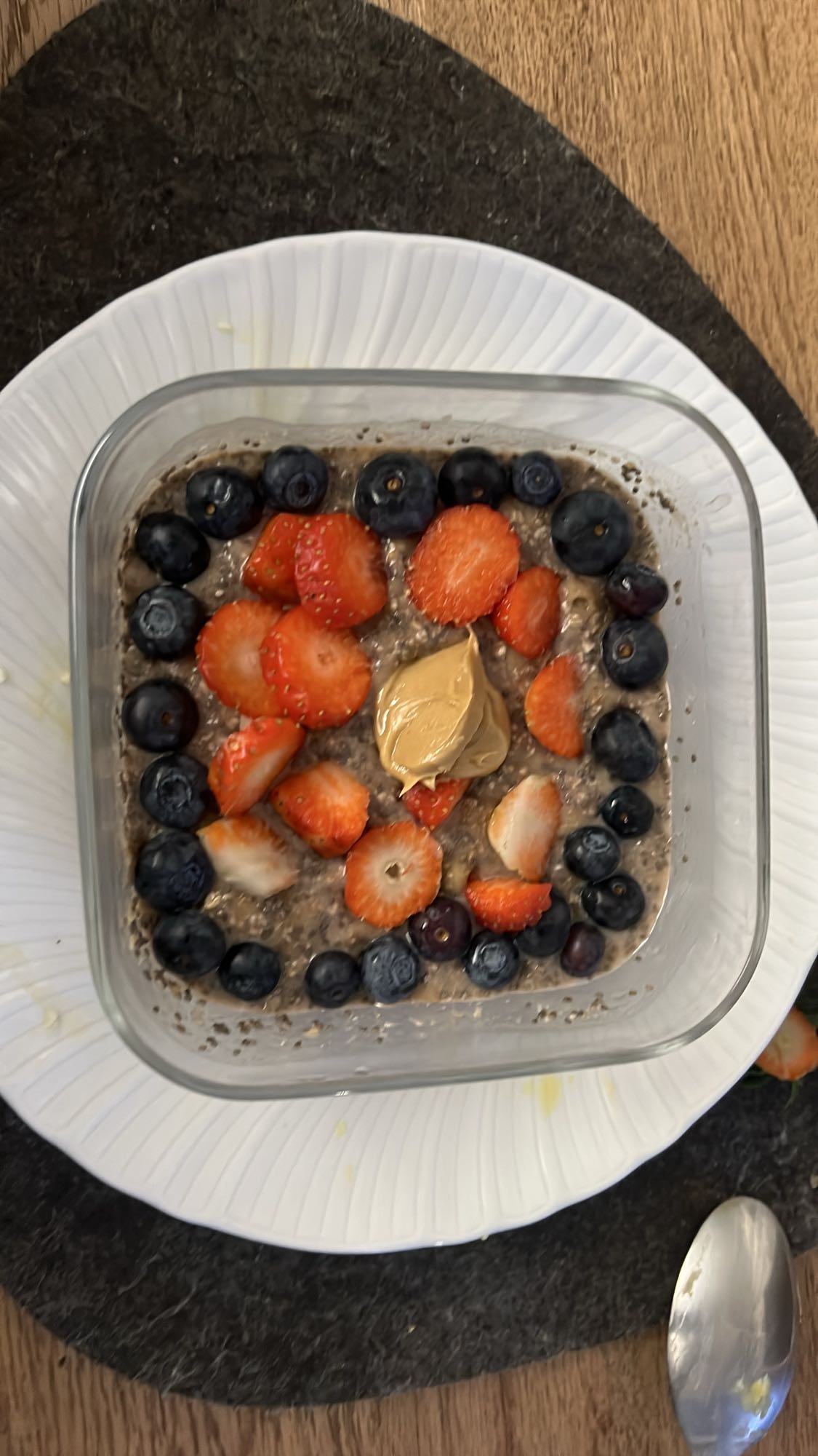 Overnight oats meyveli