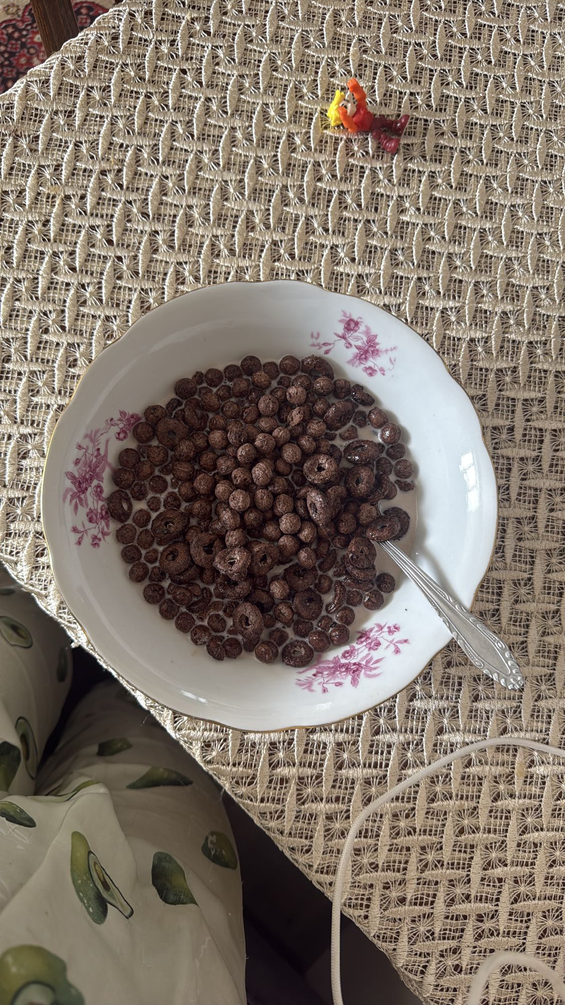 Chocolate cereal bowl