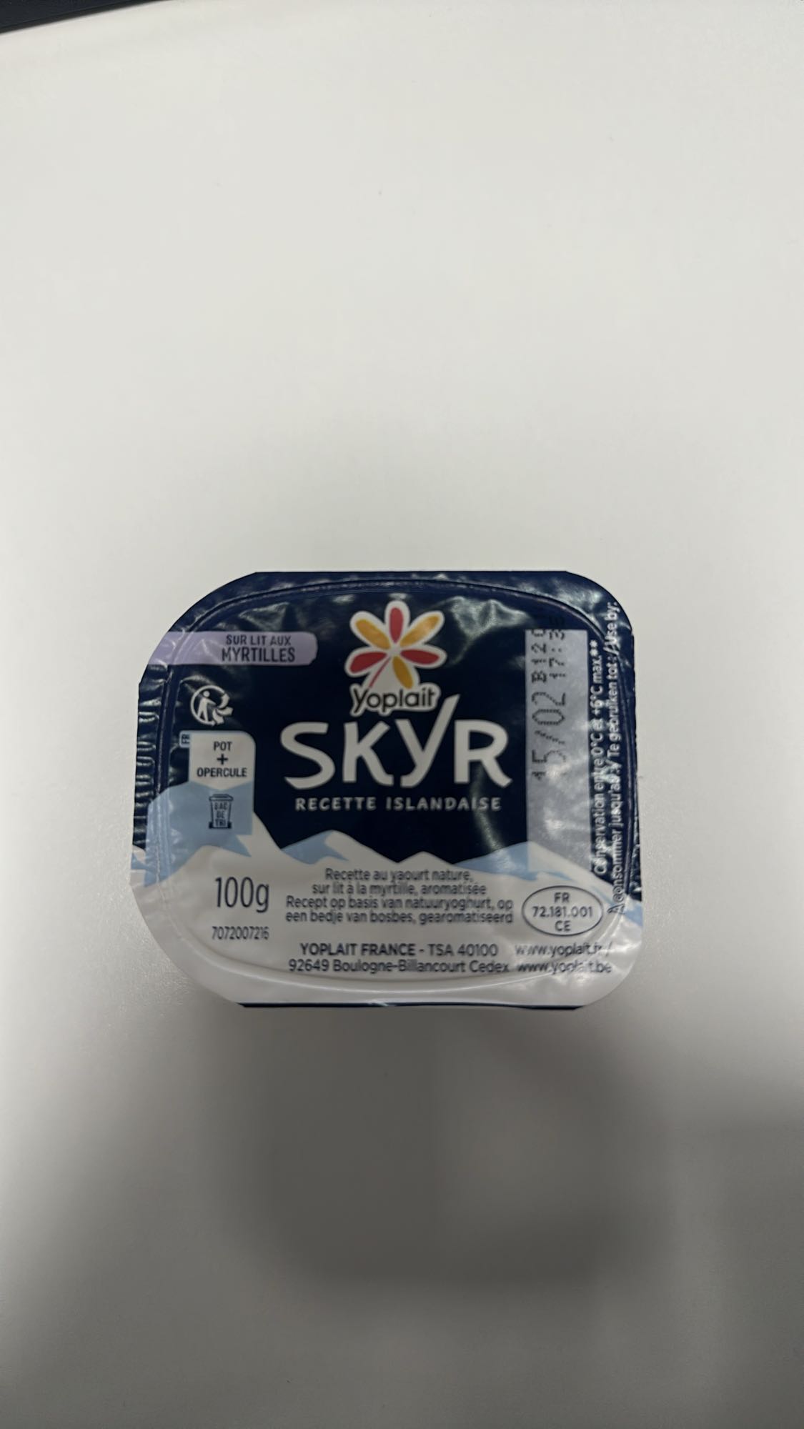 Skyr myrtille 100g