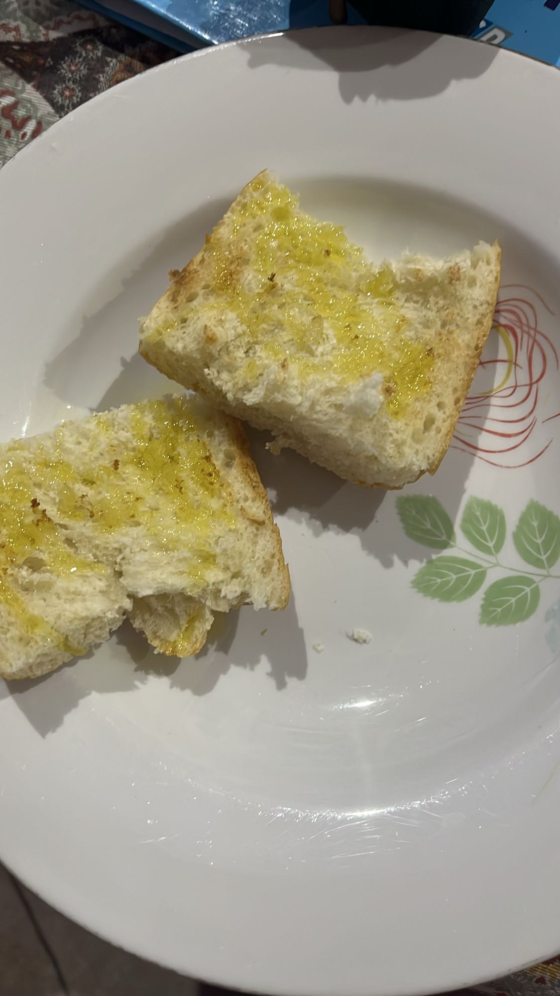 Pan con aceite de oliva