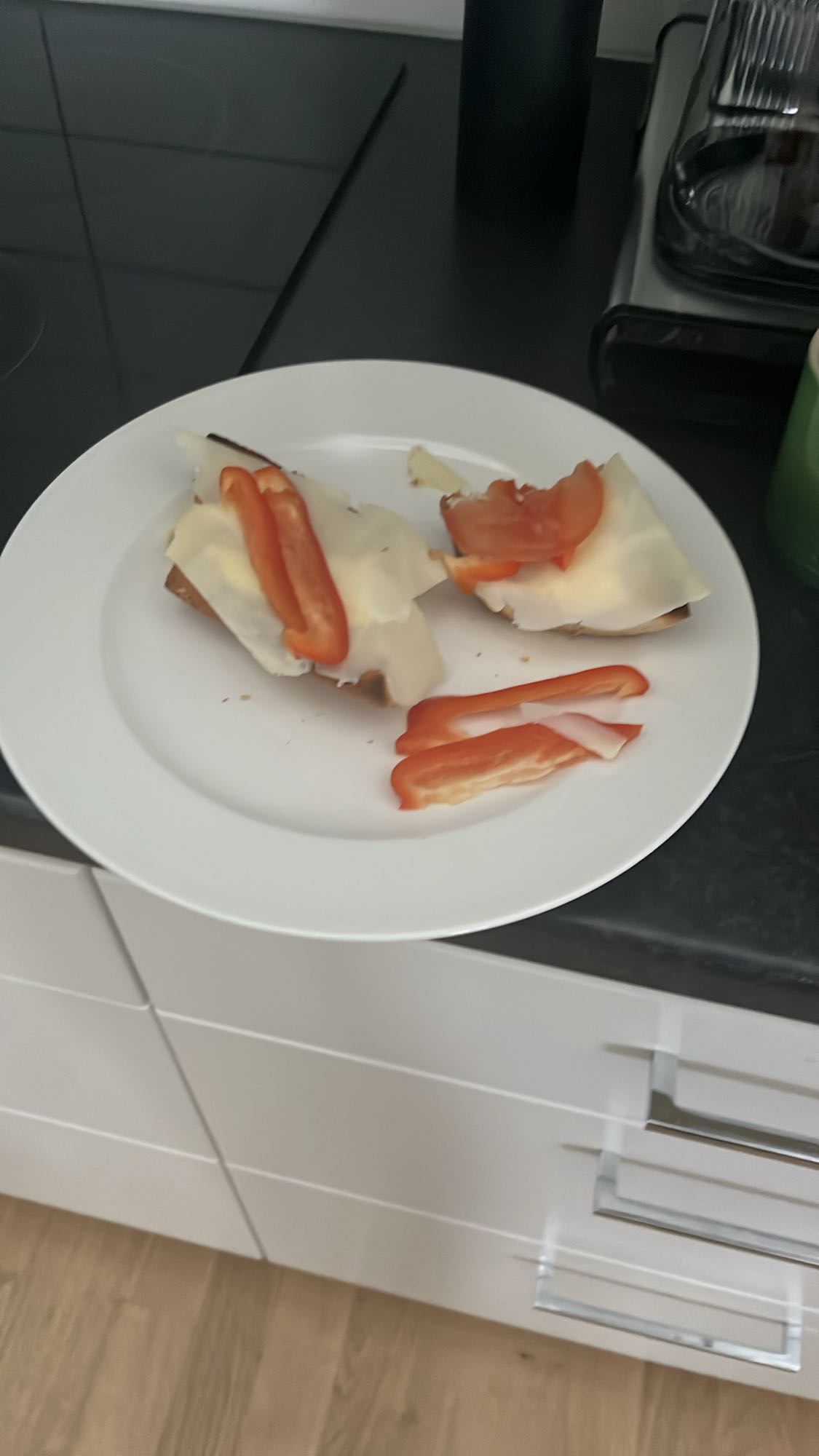 Smörgås med ost & paprika