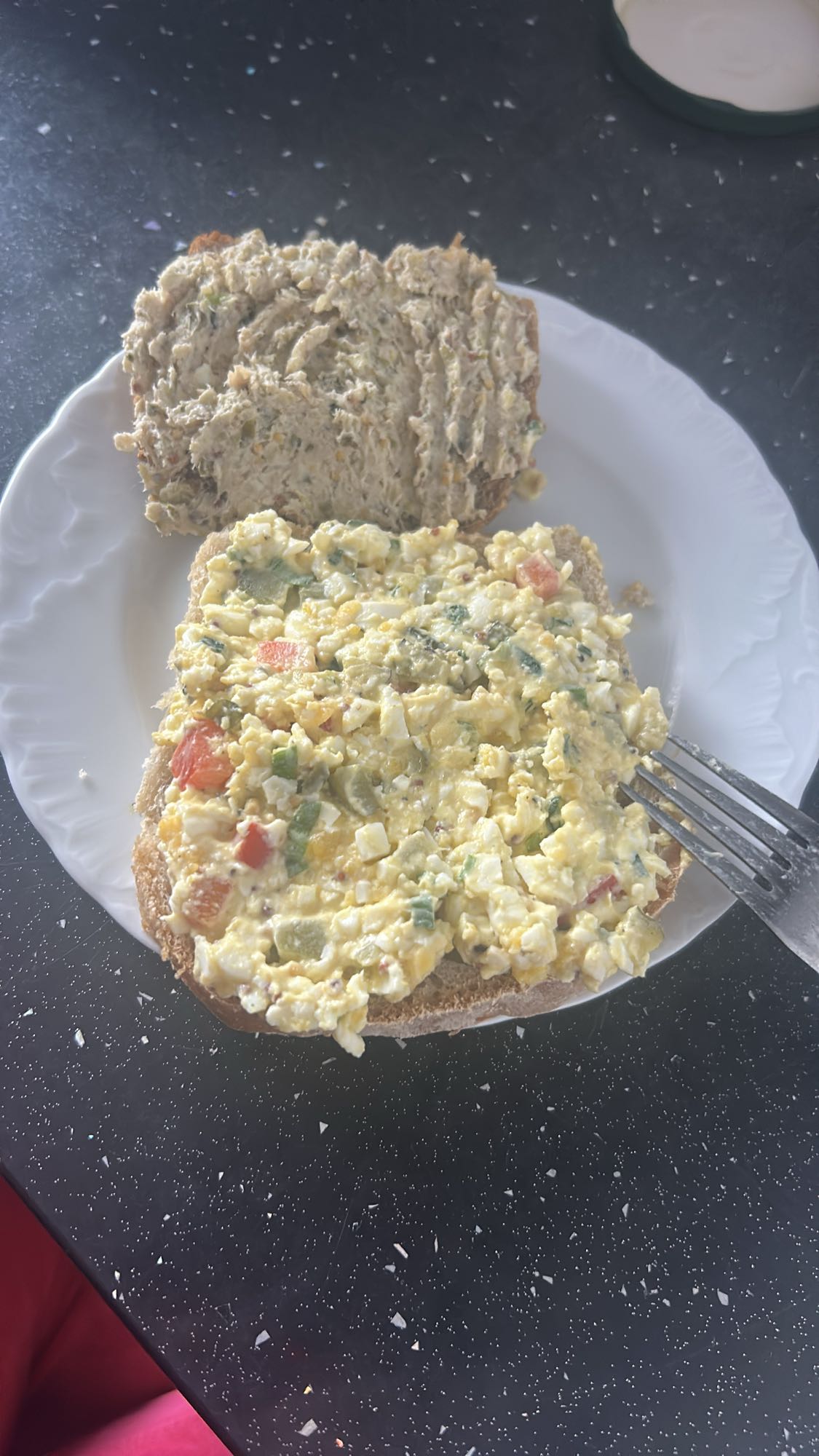 Kanapka z pastą jajeczną