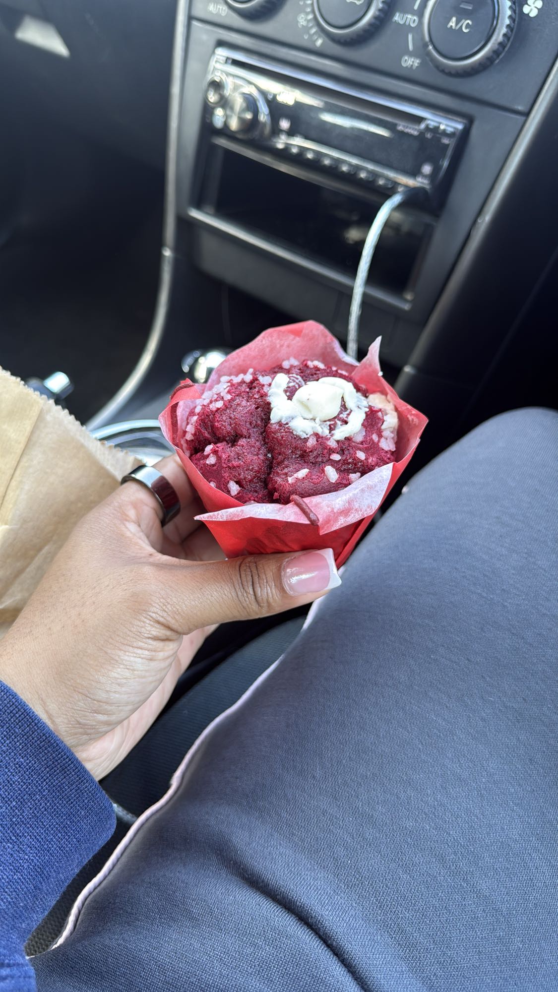 Red velvet muffin