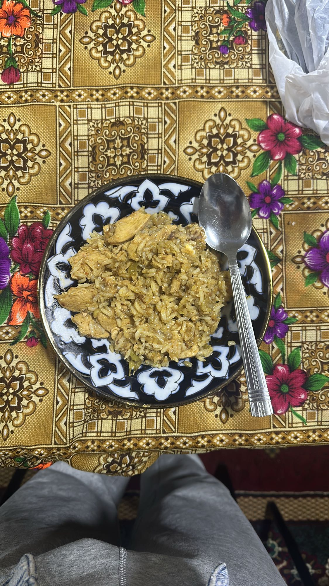 плов с курицей