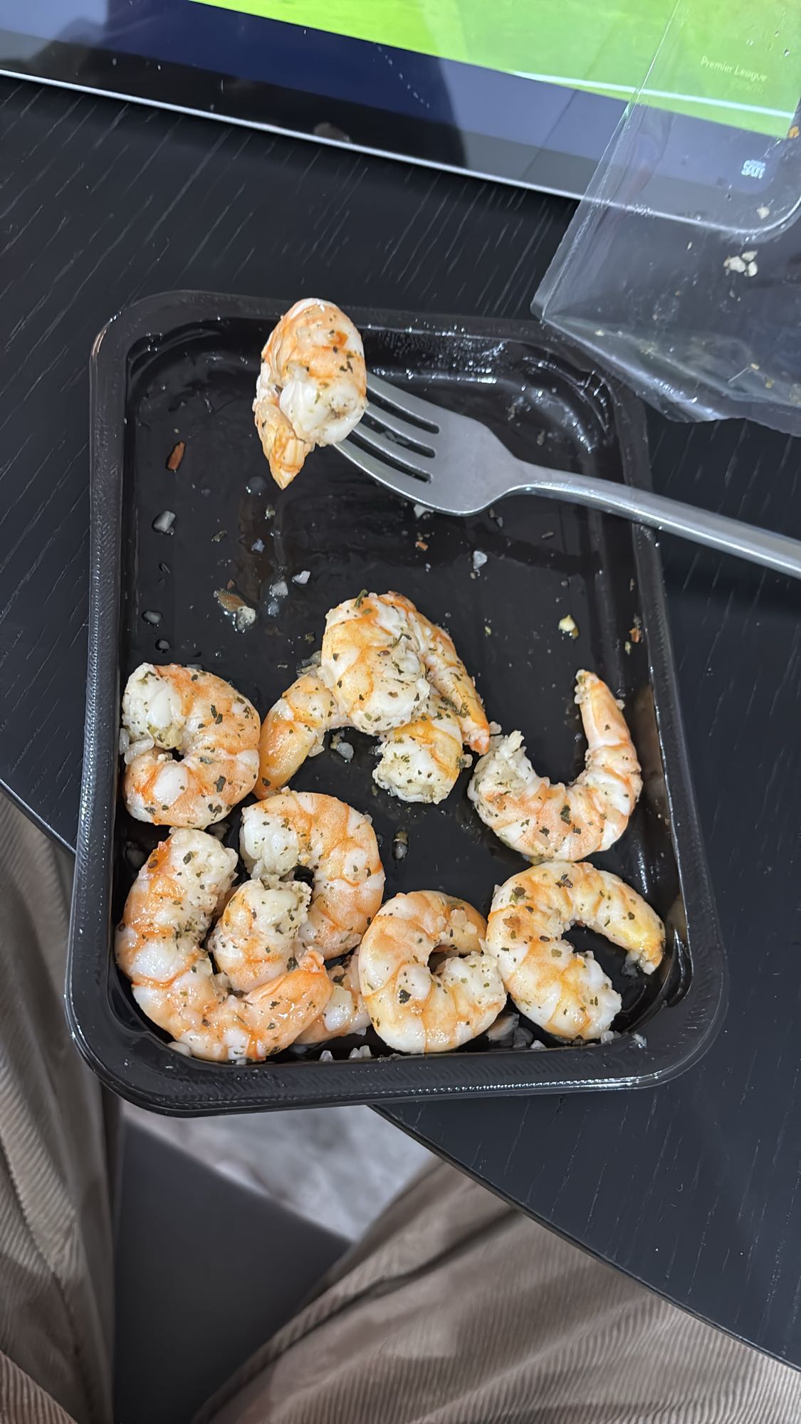Crevettes assaisonnées